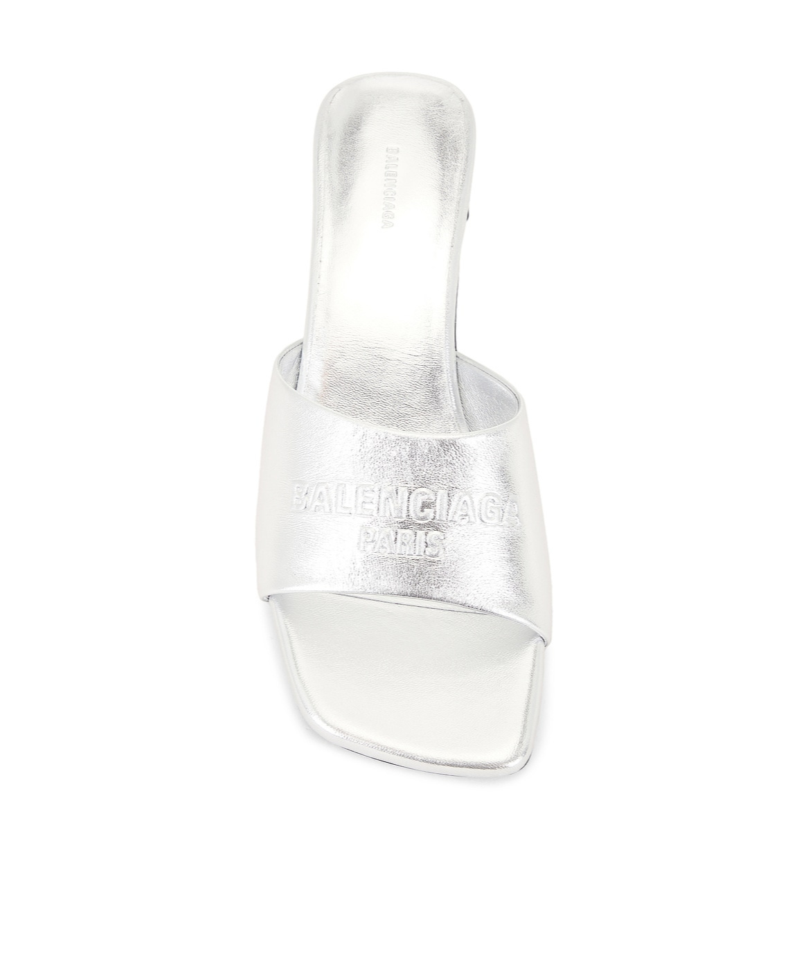 Balenciaga Wearing High-heeled Sandals In White