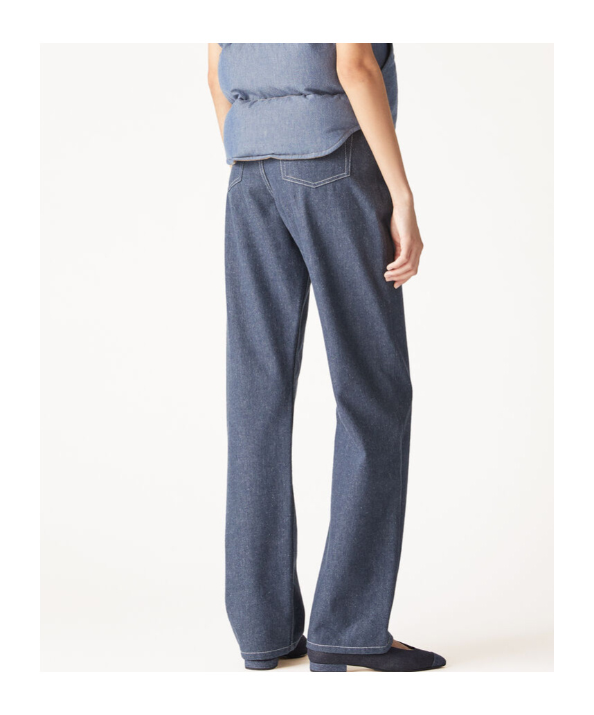 Loro Piana Belt-loop Jeans In Blue