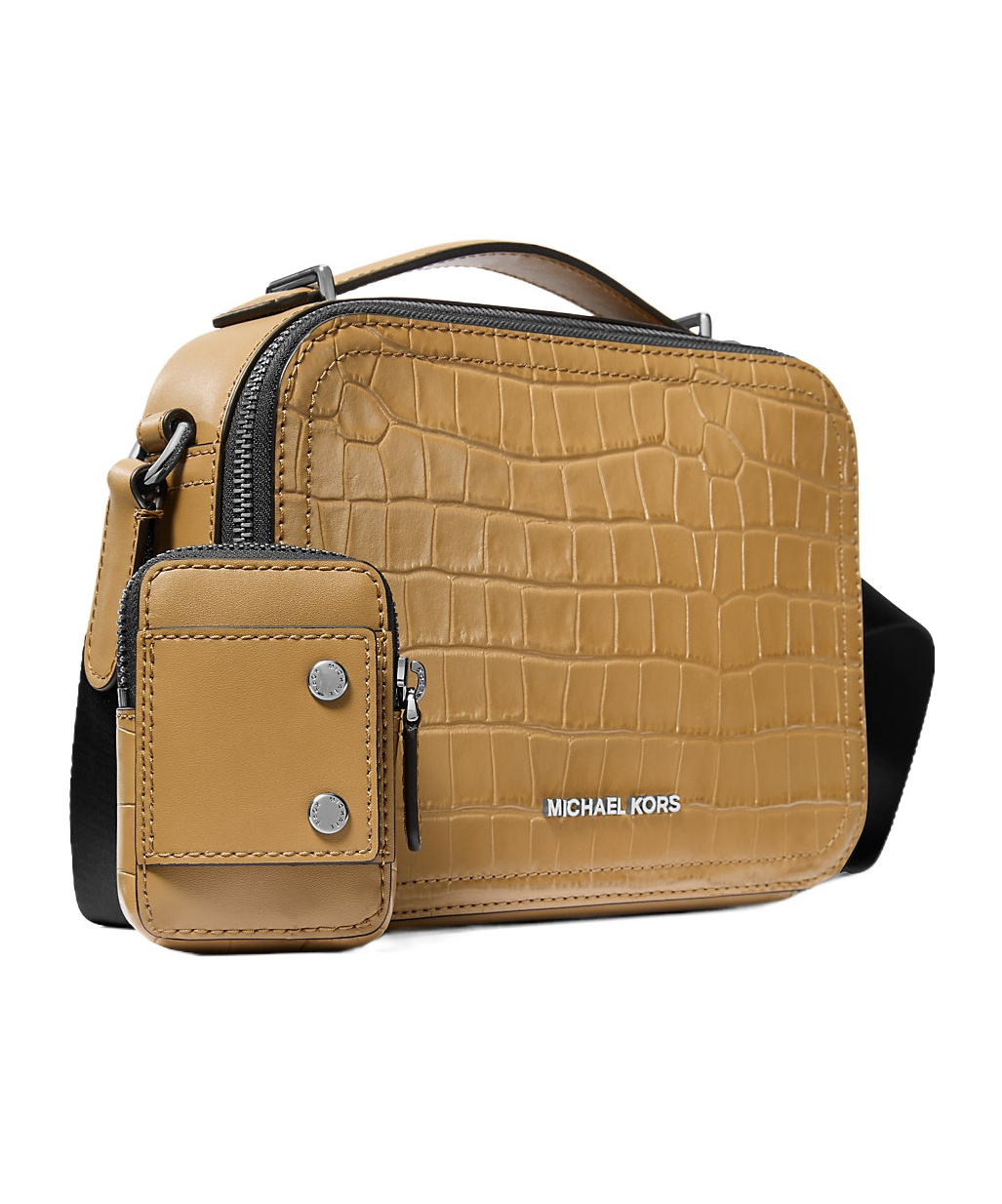 Michael Kors Animal Pattern Cross-body Bag In Nude