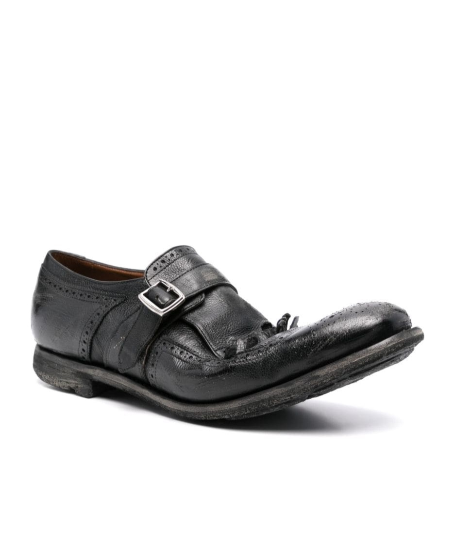 Shop Church's Shangai Monk Shoes In Black