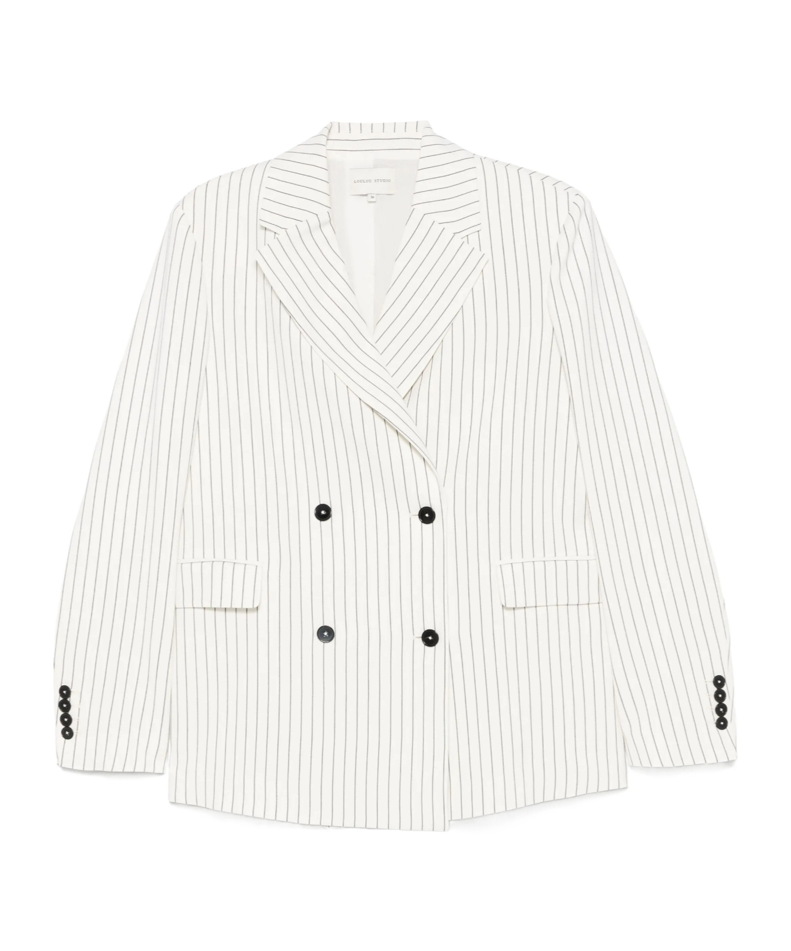 Loulou Studio Double-breasted Jacket In Yellow