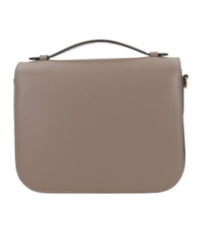 Stella Mccartney Perforated-logo Shoulder Bag In Gray