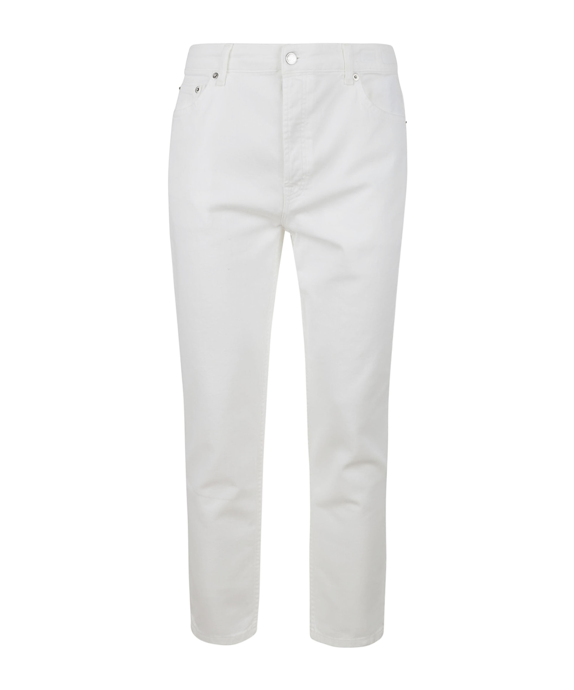 Department Five Belt Ring Casual Pants In White