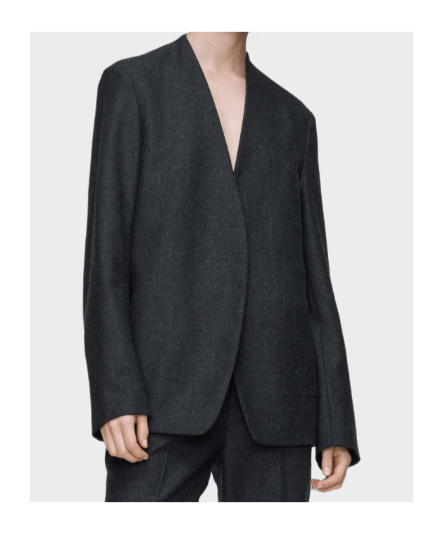 Maison Margiela Minimal Jacket In Gray