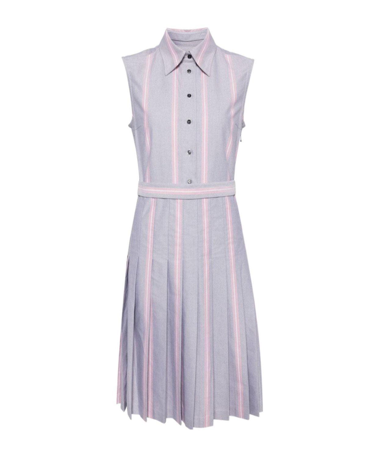 Thom Browne Cotton Midi Dress In White