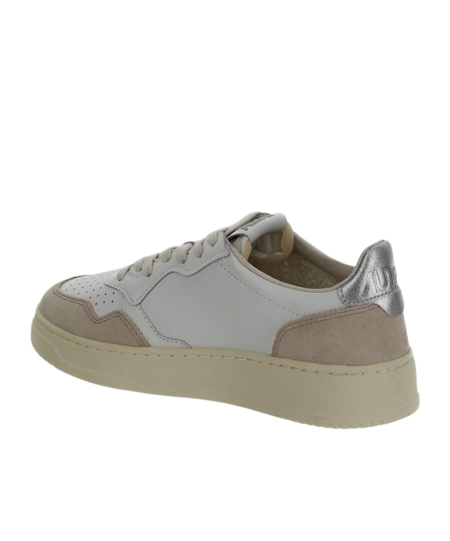 Autry Medalist Panelled Sneakers In Gray