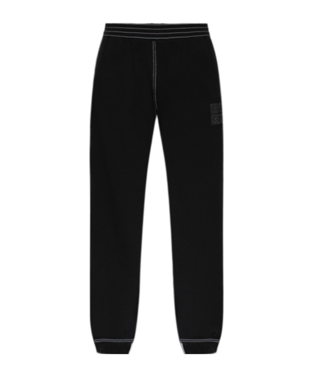 Givenchy 4g Slim Jogging Trousers In Brushed Fabric In Black