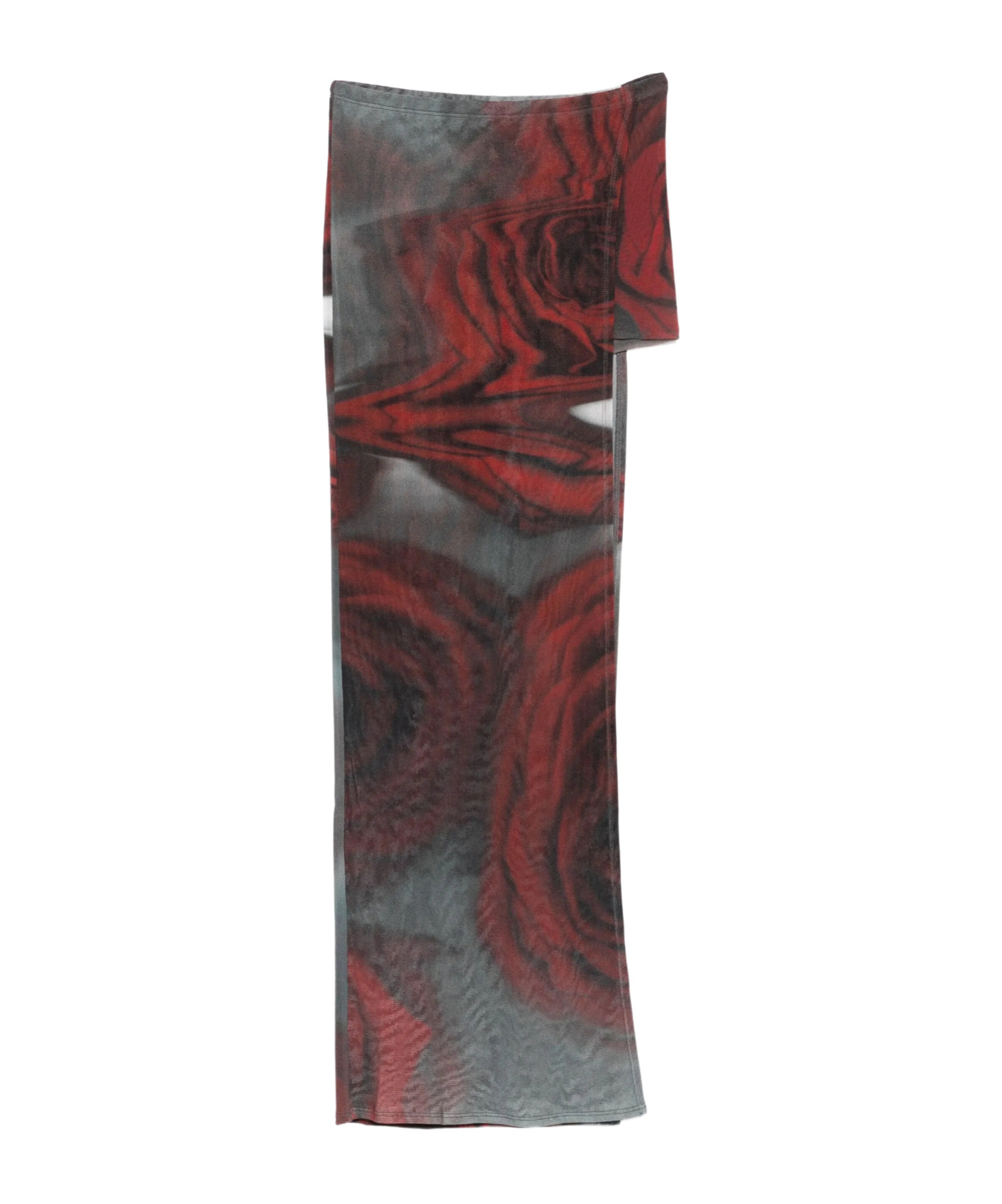 Jean Paul Gaultier The Red Blurry Roses Bermuda And Short Multicolor In Black