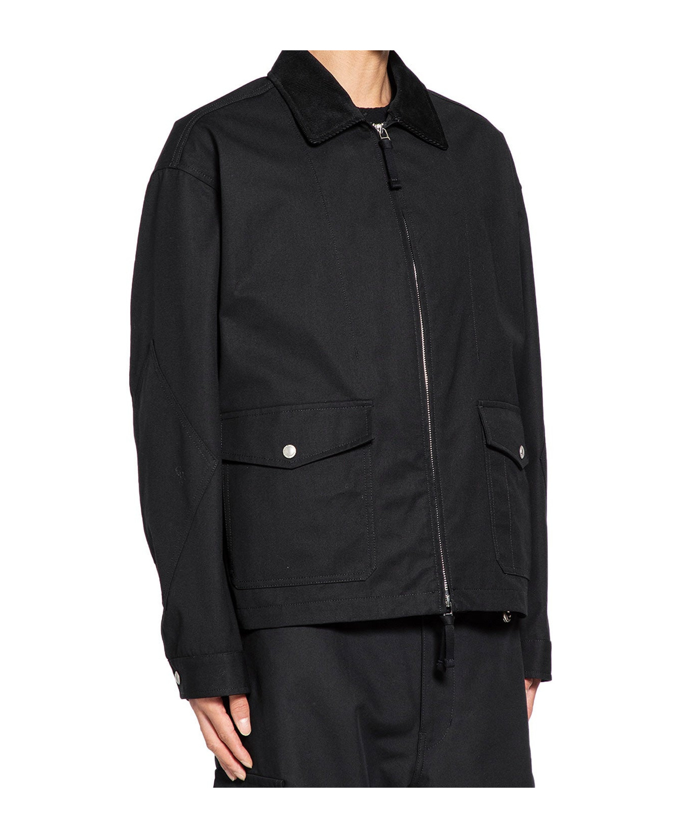 Comme Des Garçons Long Sleeve Casual Jacket In Black