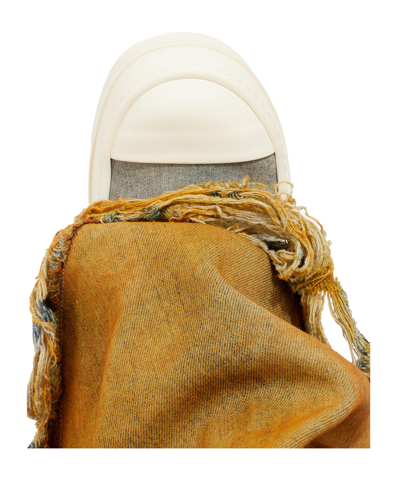 Rick Owens Drkshdw Cowboy Boots In Nude
