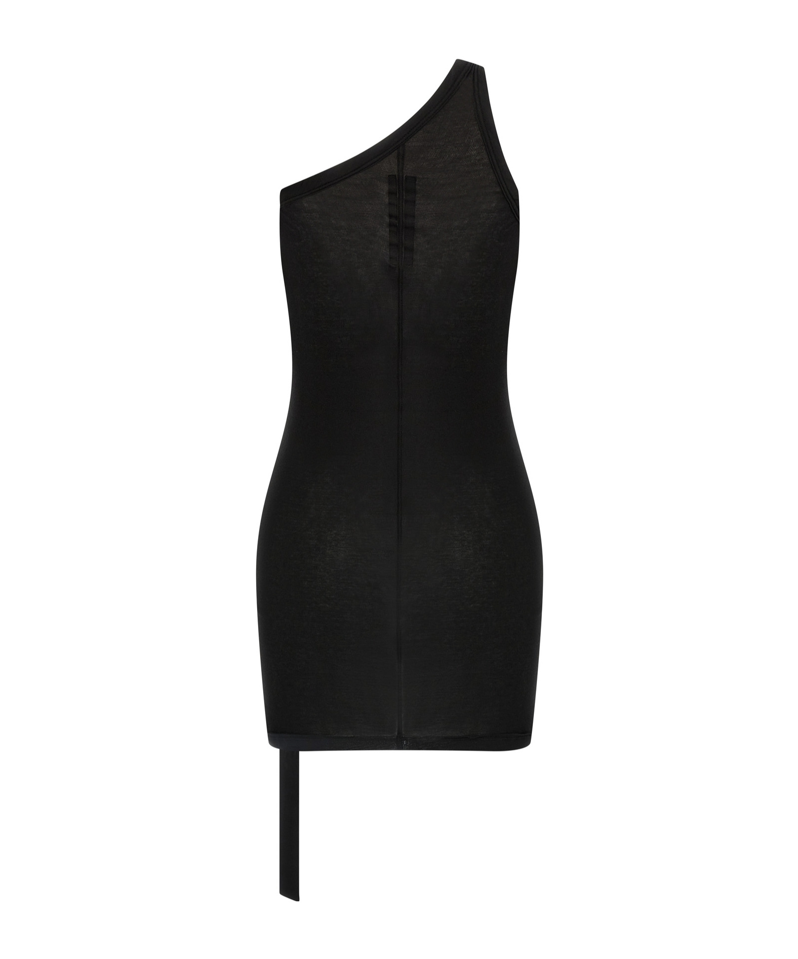 Shop Rick Owens Drkshdw Hollywood One Shoulder Top In Black