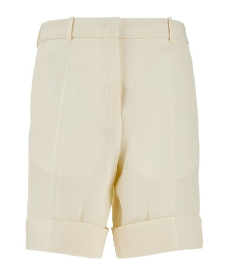 Jil Sander Belt-loop Shorts In Nude