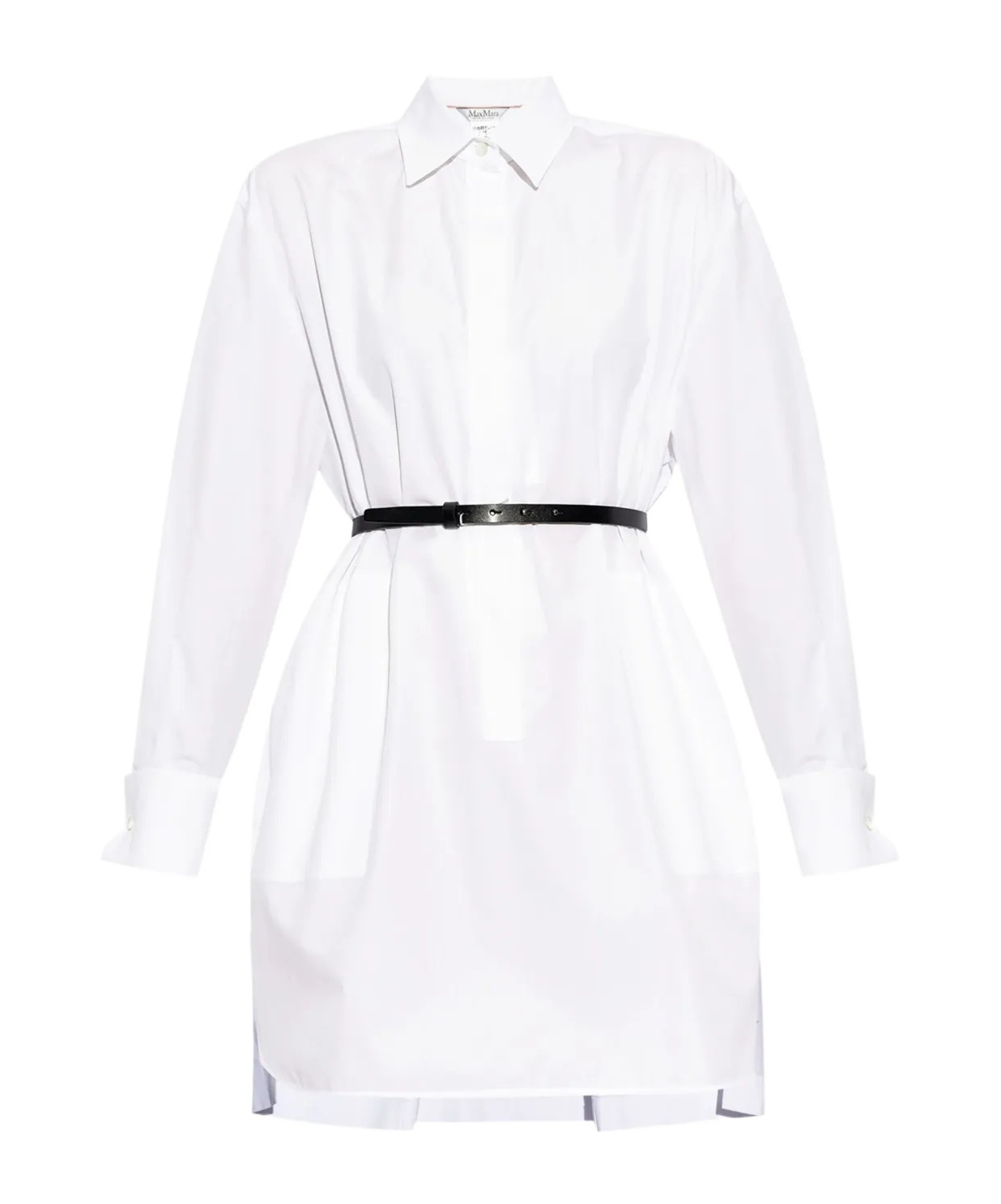 Max Mara Alcade Poplin Oversized Mini Dress Clothing