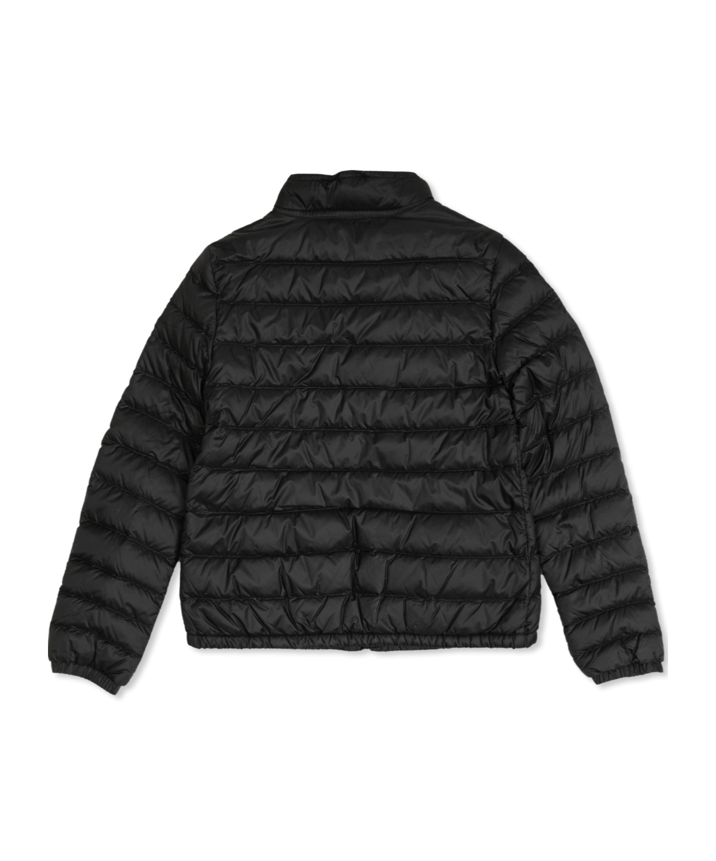 Moncler Long-sleeved Down Jacket In Black
