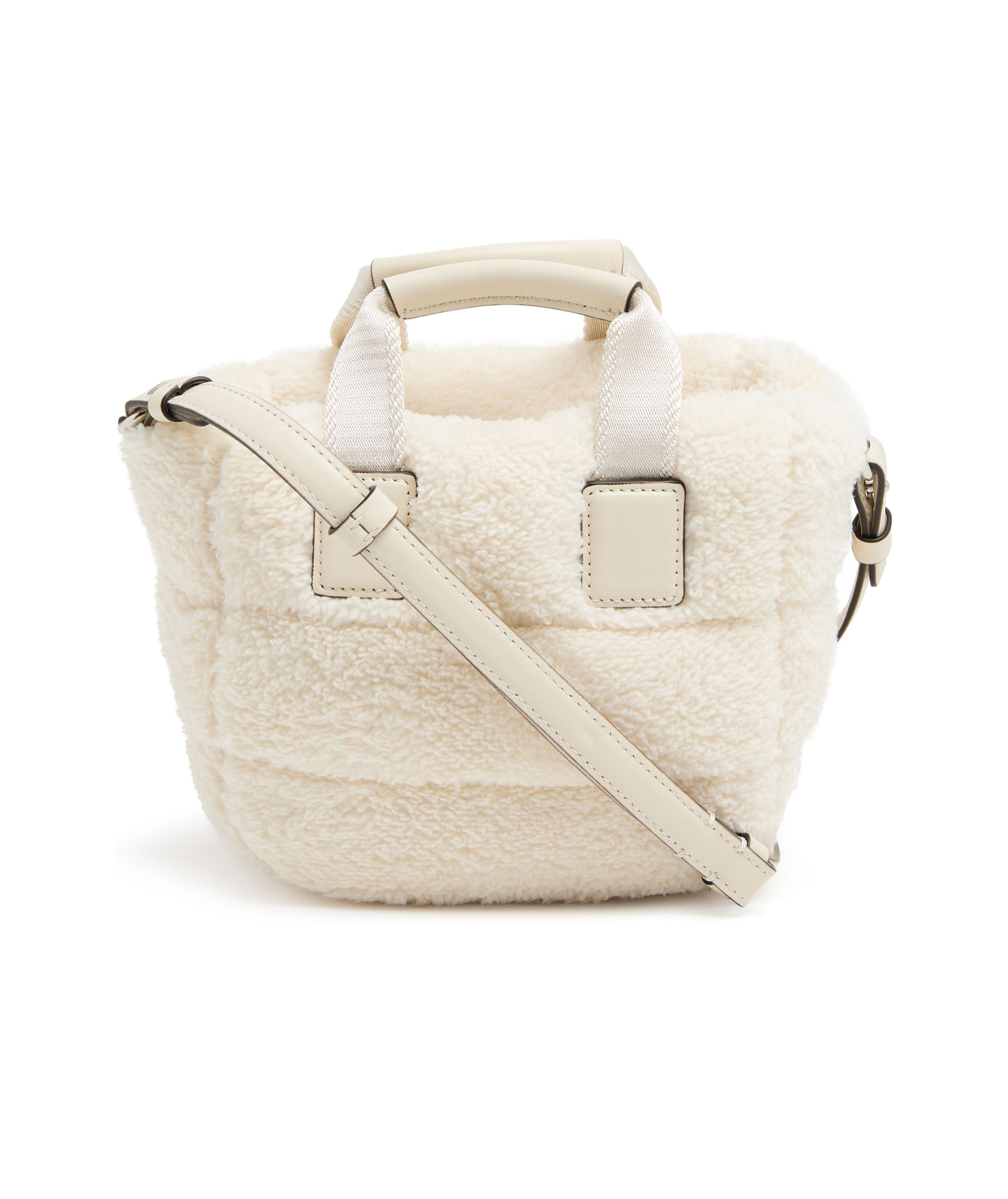 Shop Moncler Caradoc Shoulder Bag In Ivory