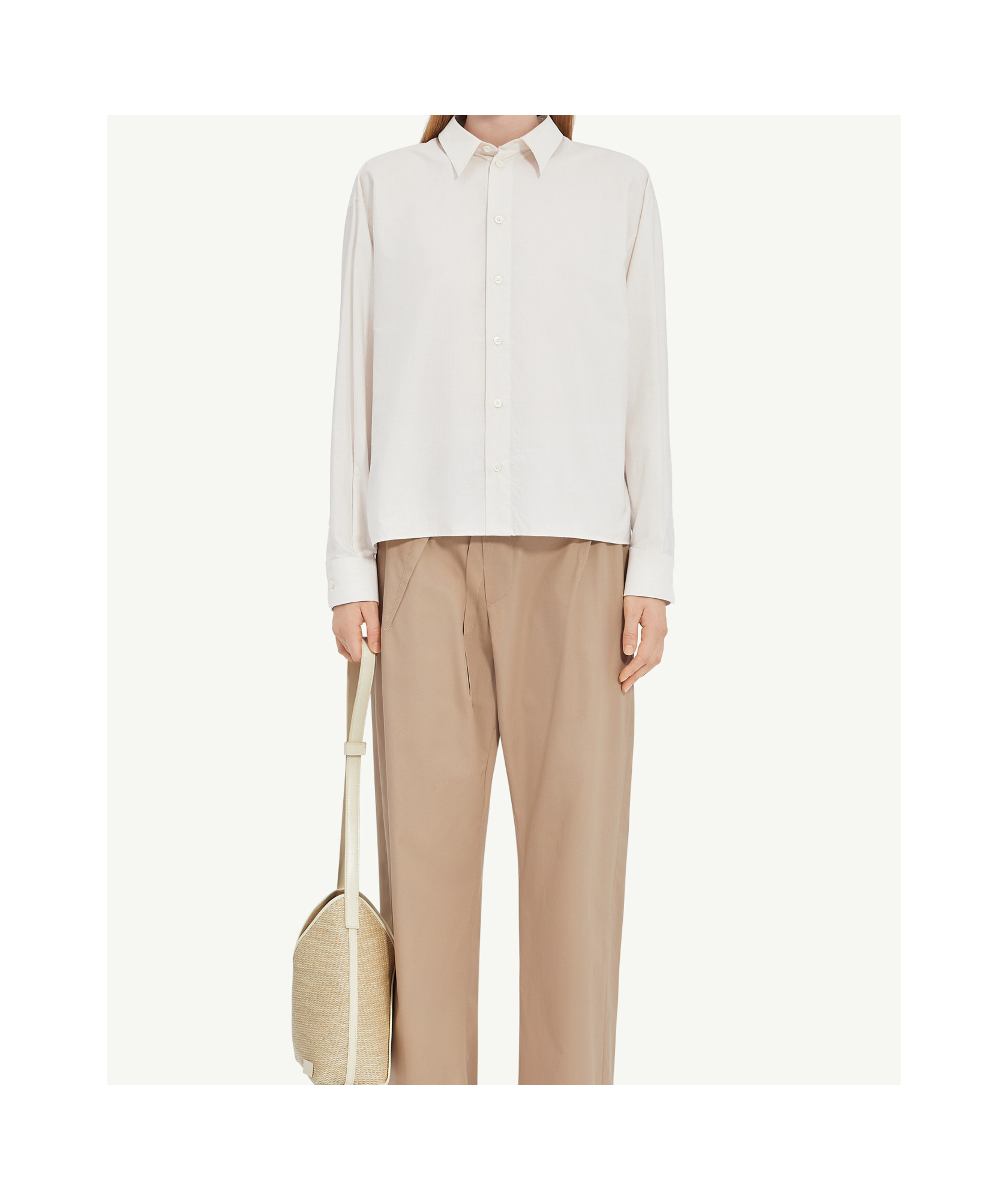 Mm6 Maison Margiela Layered Shirt In White