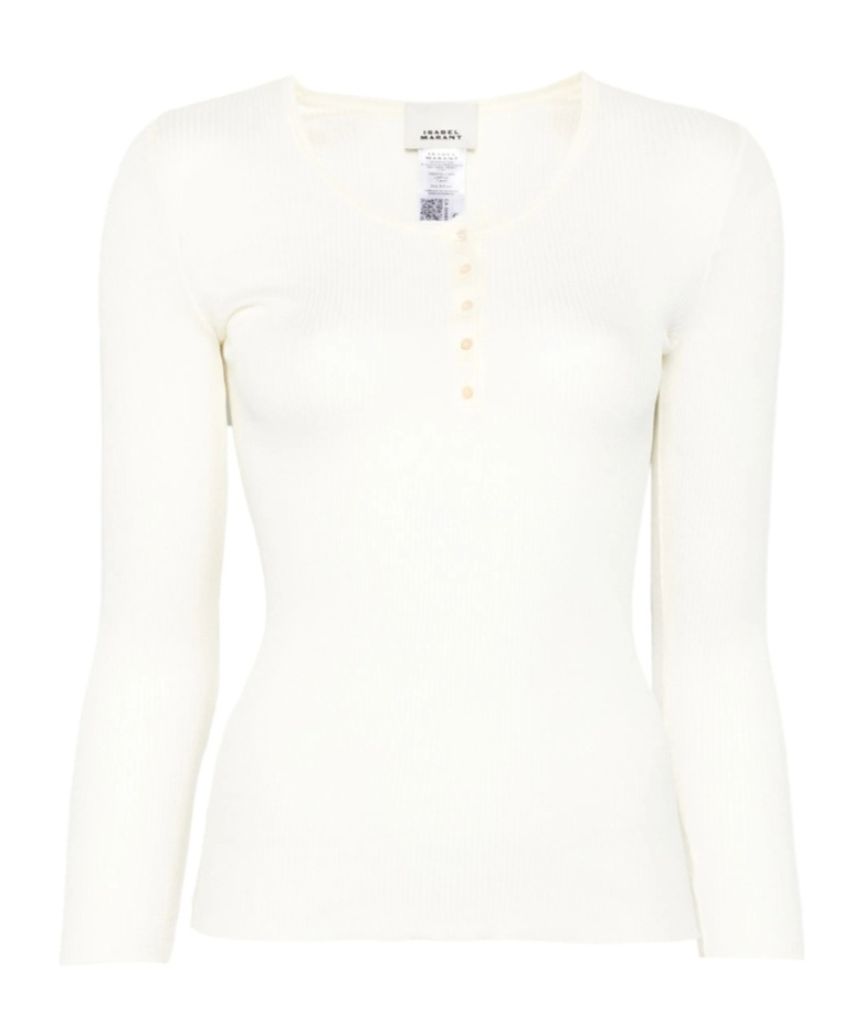 Isabel Marant Long Sleeve Cotton Top