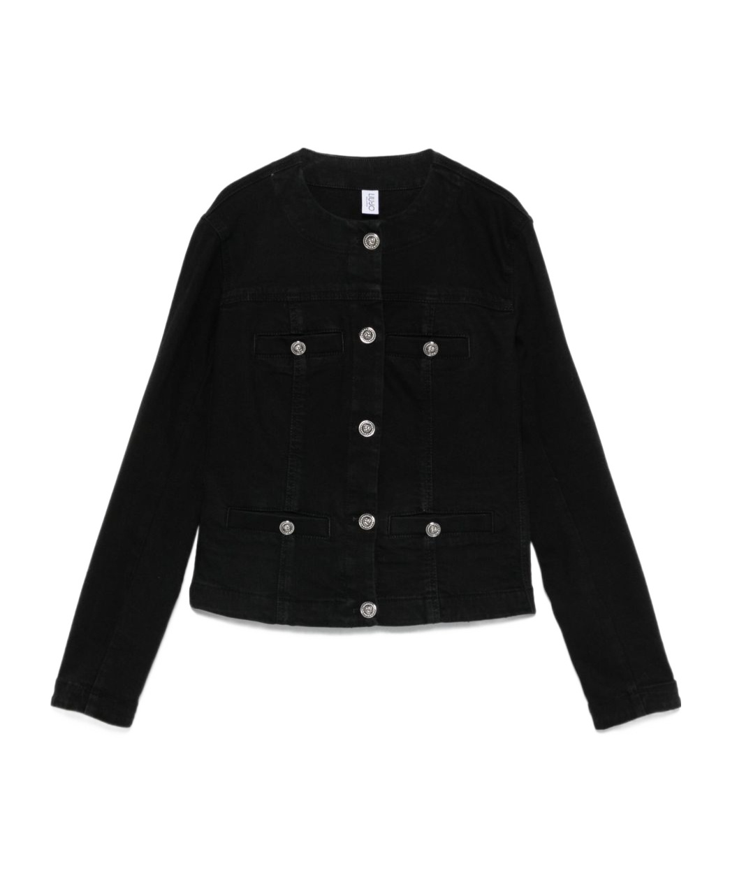 Liu •jo Button-up Jacket In Black