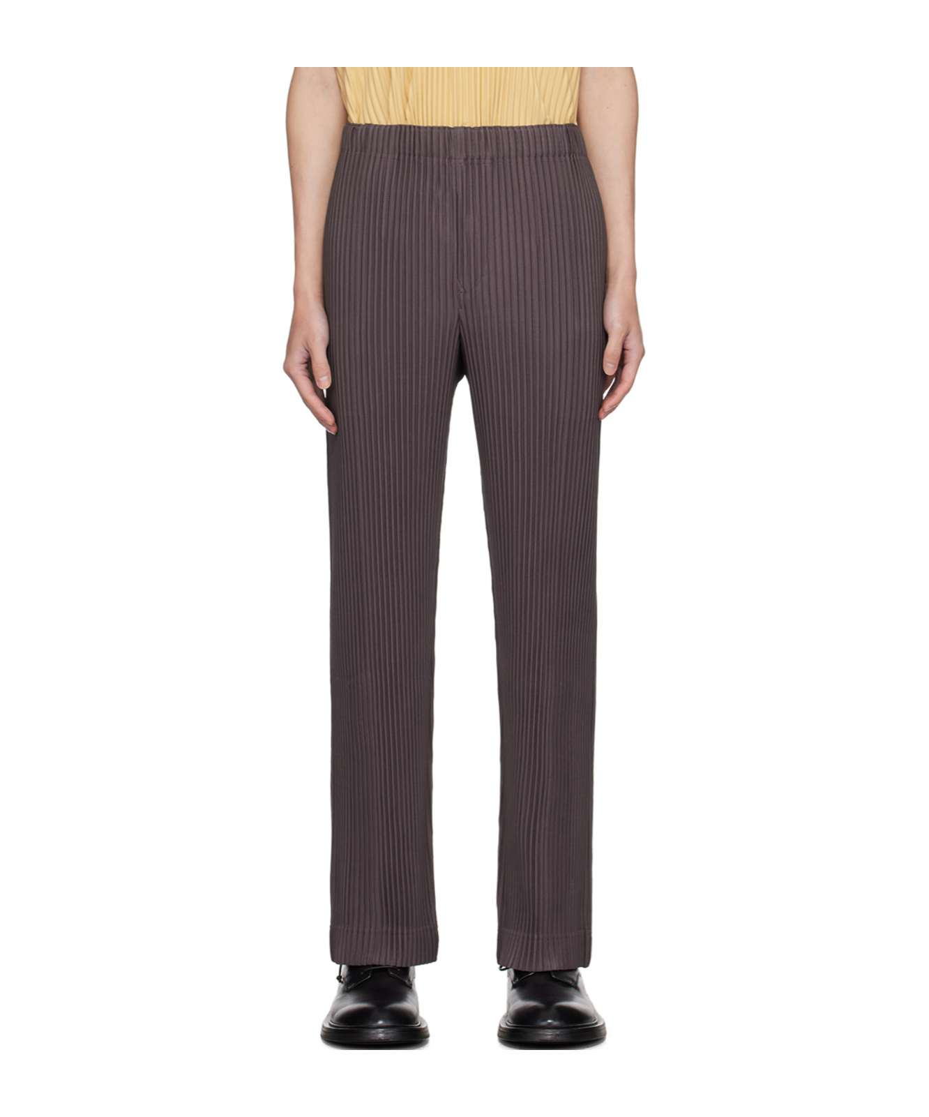 ISSEY MIYAKE PLEATED CASUAL PANTS
