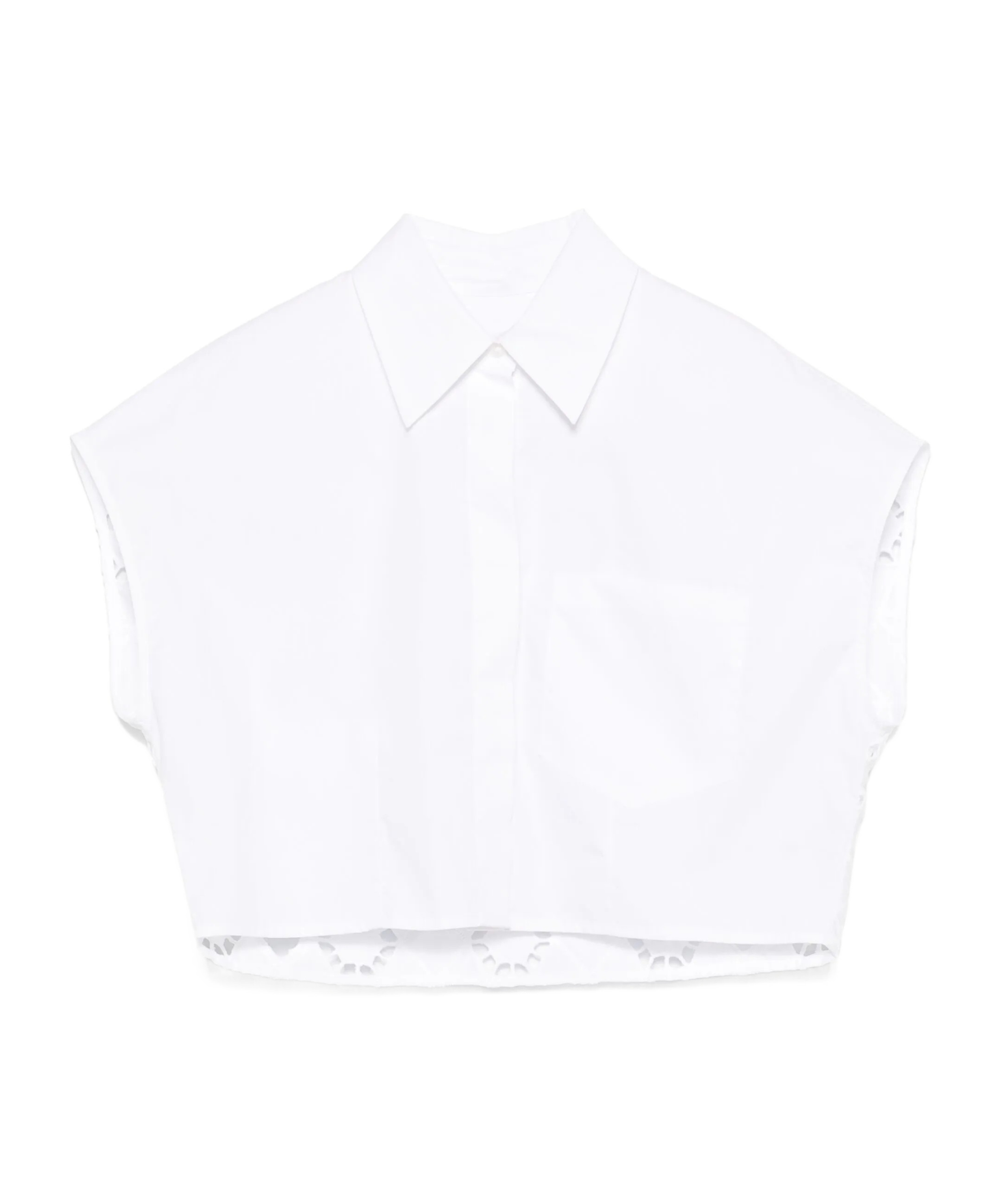 Dondup Embroidered Shirt In White