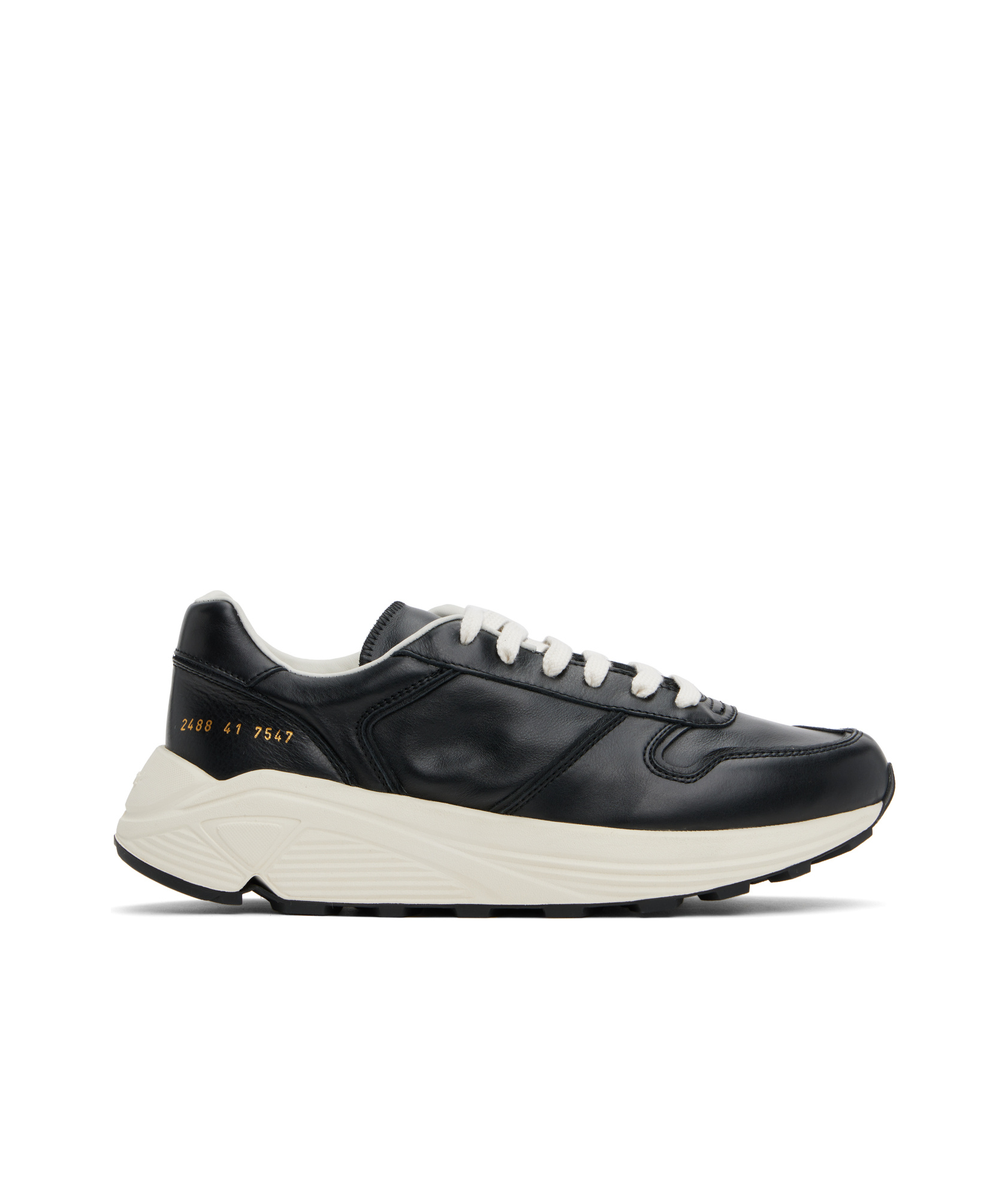Common Projects Black Premium Sneakers In Black
