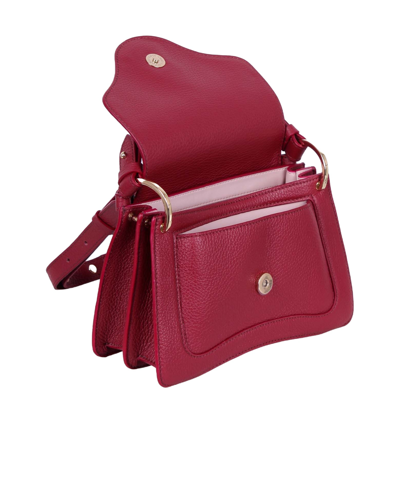 Coccinelle Flap Handbag In Red