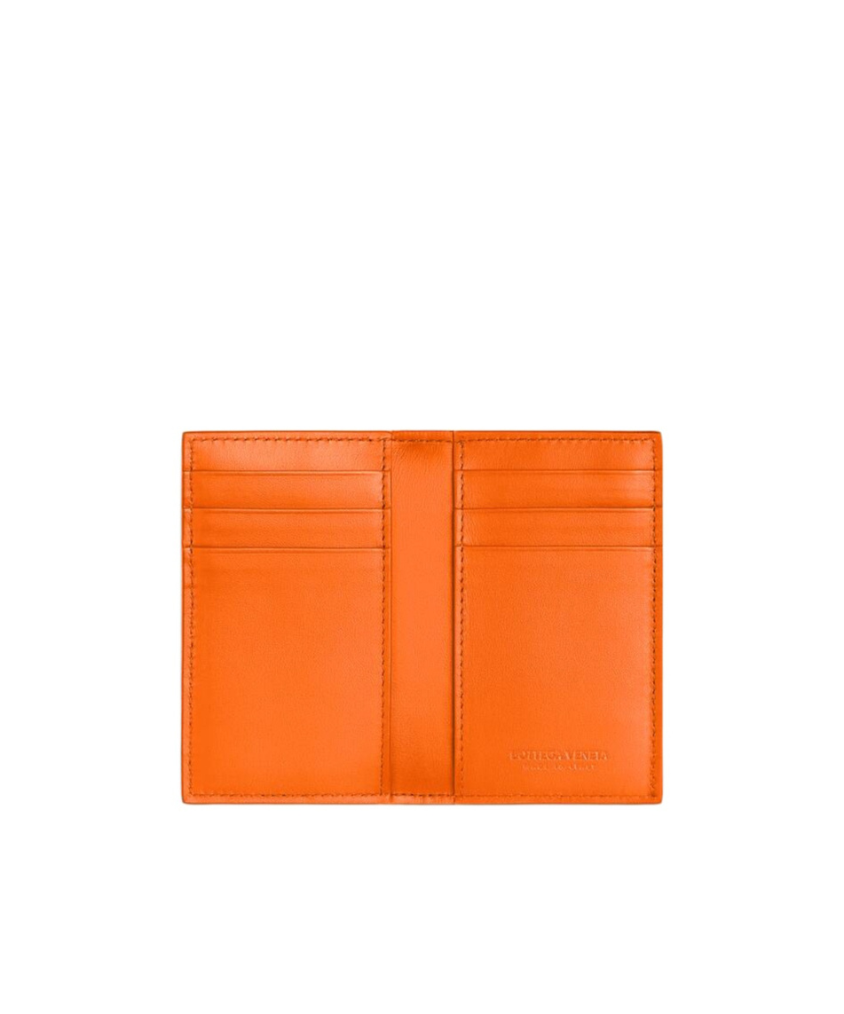 Bottega Veneta Cassette Intrecciato Leather Flap Cardholder In Dark Green