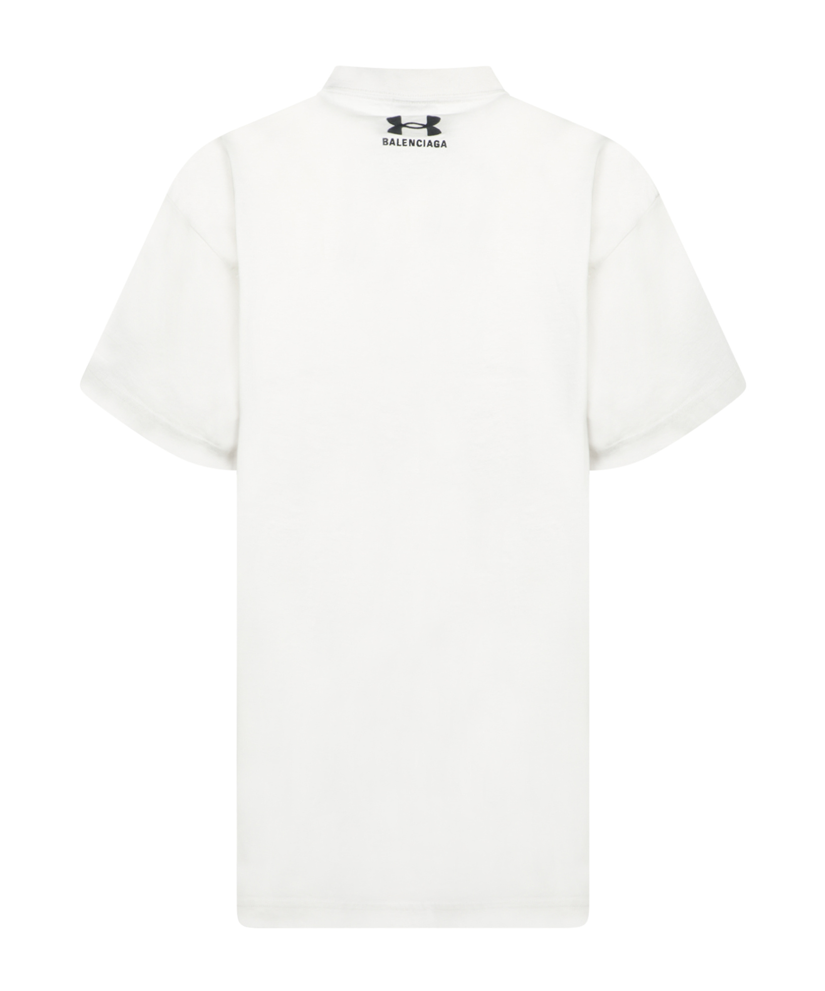 Balenciaga Chalk Cottonx Under Armour Oversize T-shirt In White