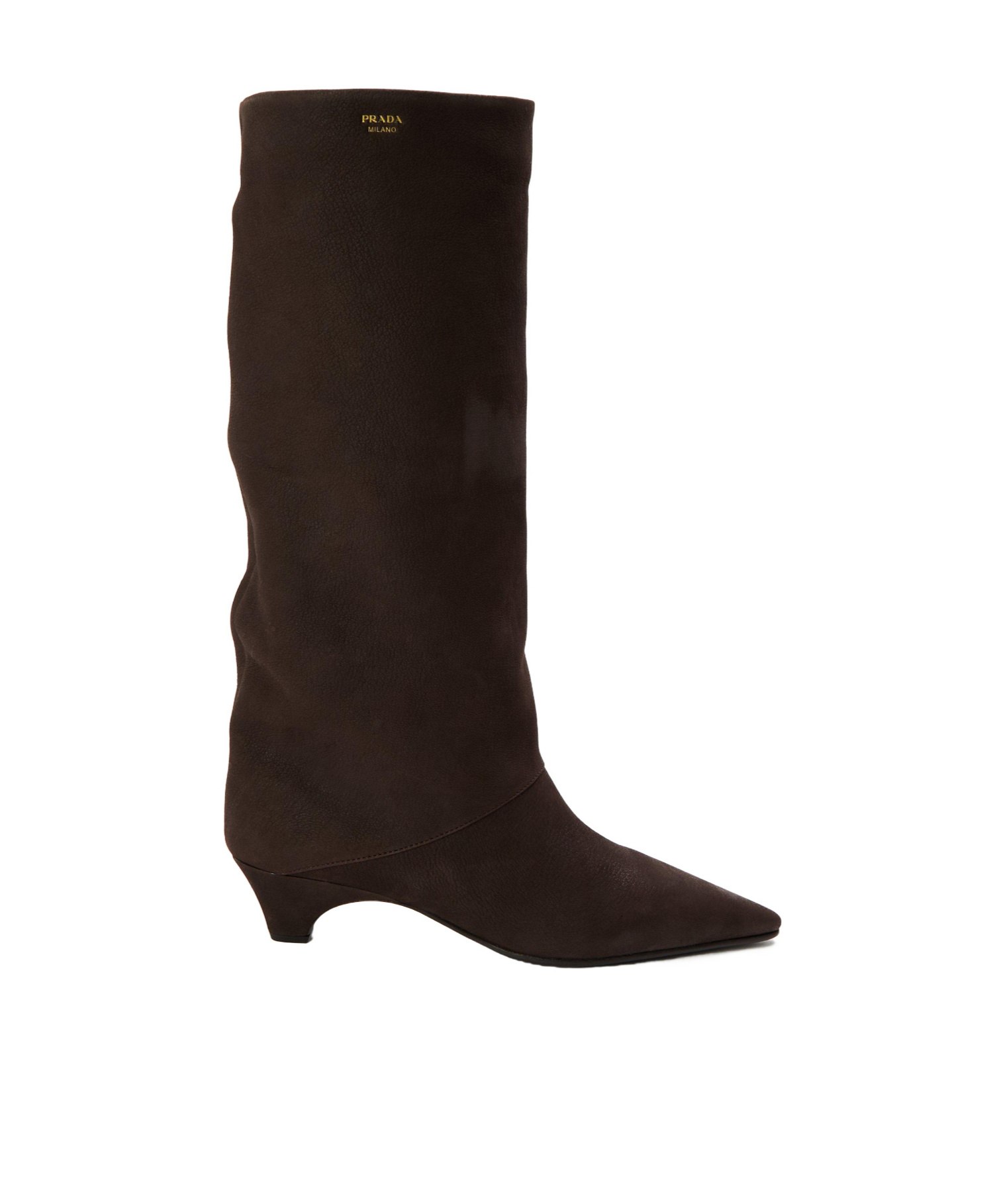 Prada Slouch Boot Ld62 In Black
