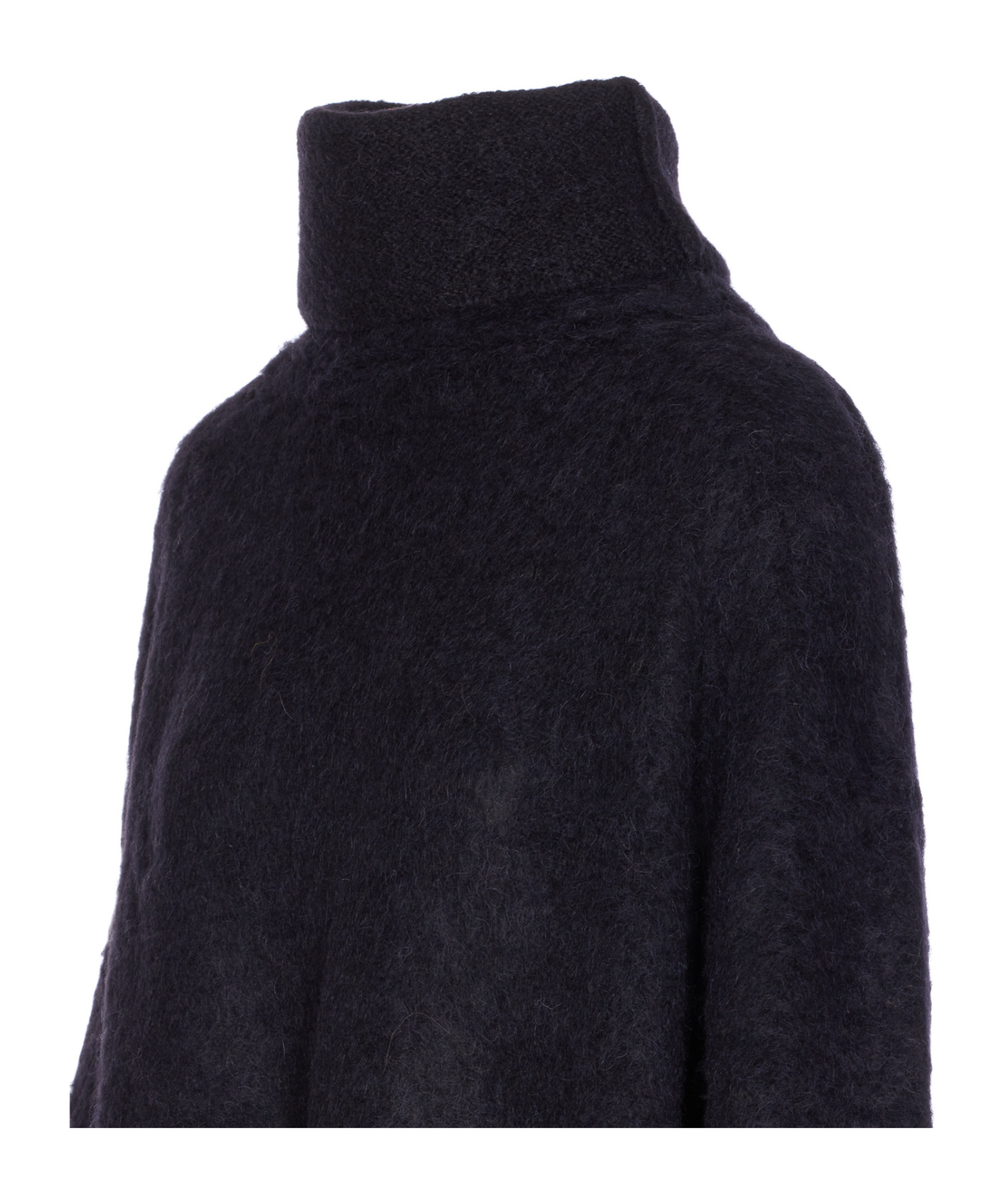 Uma Wang High-neck Long-sleeve Sweater In Blue
