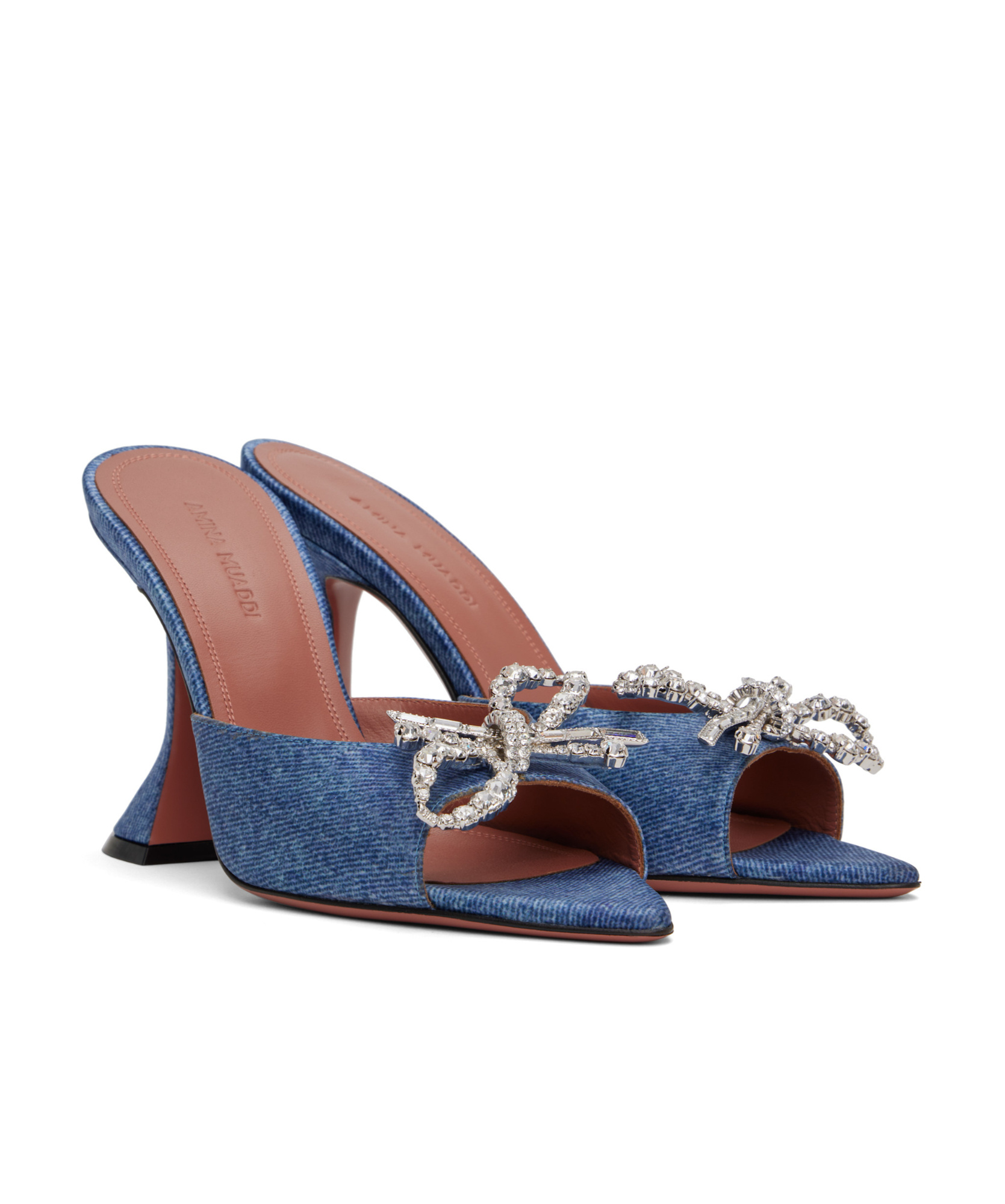 AMINA MUADDI POINTED HIGH-HEELED SANDALS 