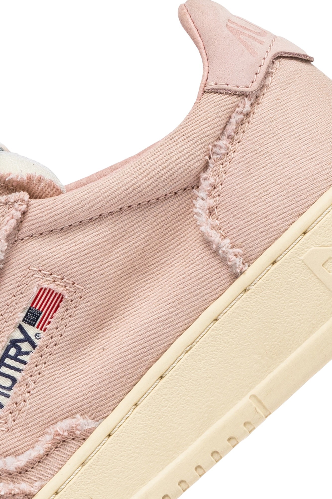 Autry Lace-up Low-cut Casual Shoes In Nude