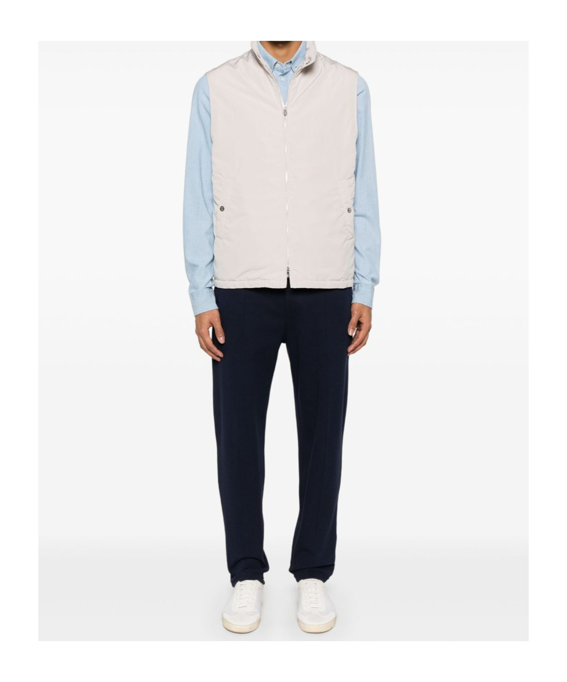 Brunello Cucinelli Water-resistant Gilet In White