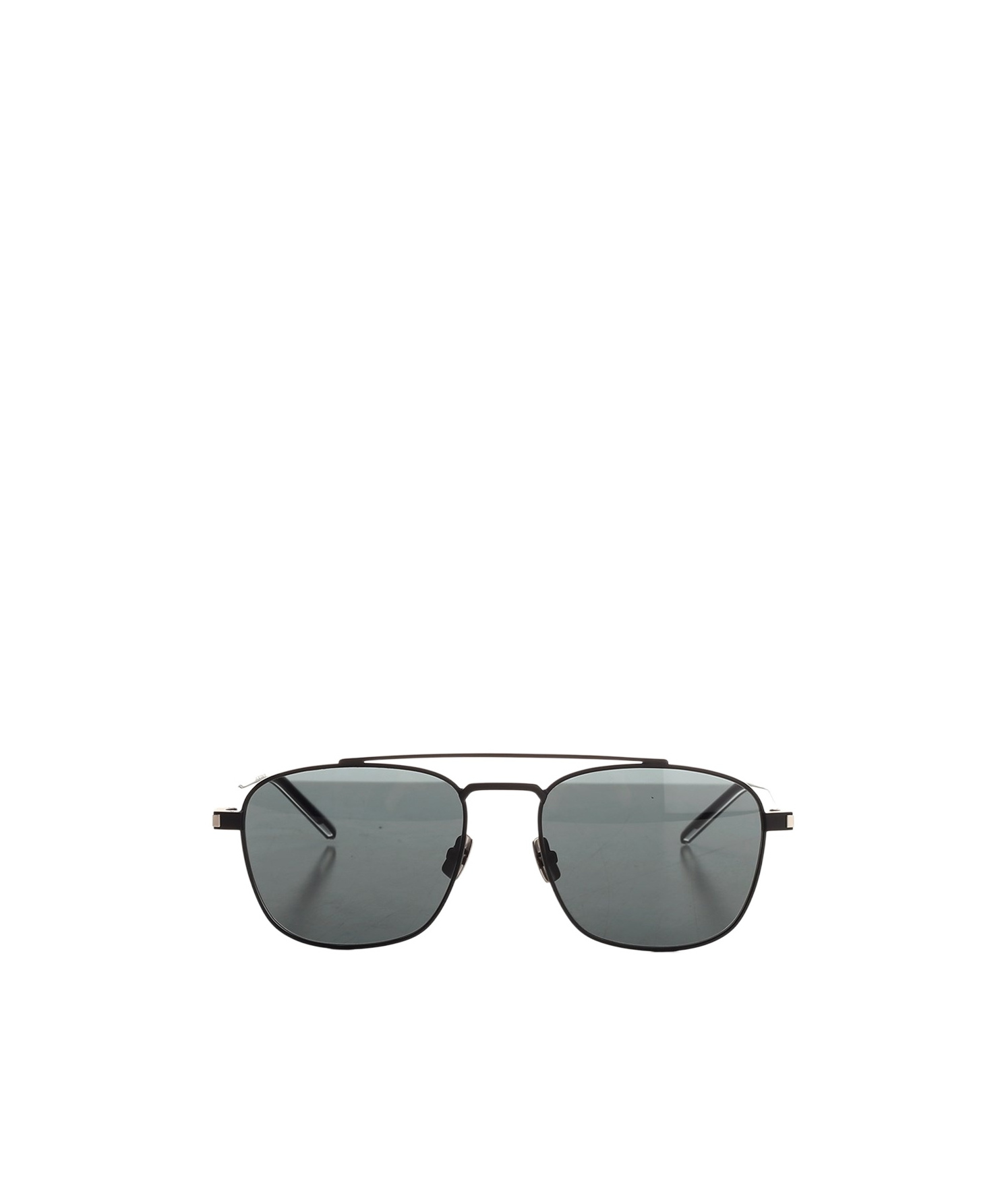 Saint Laurent Pilot-frame Sunglasses In Gray
