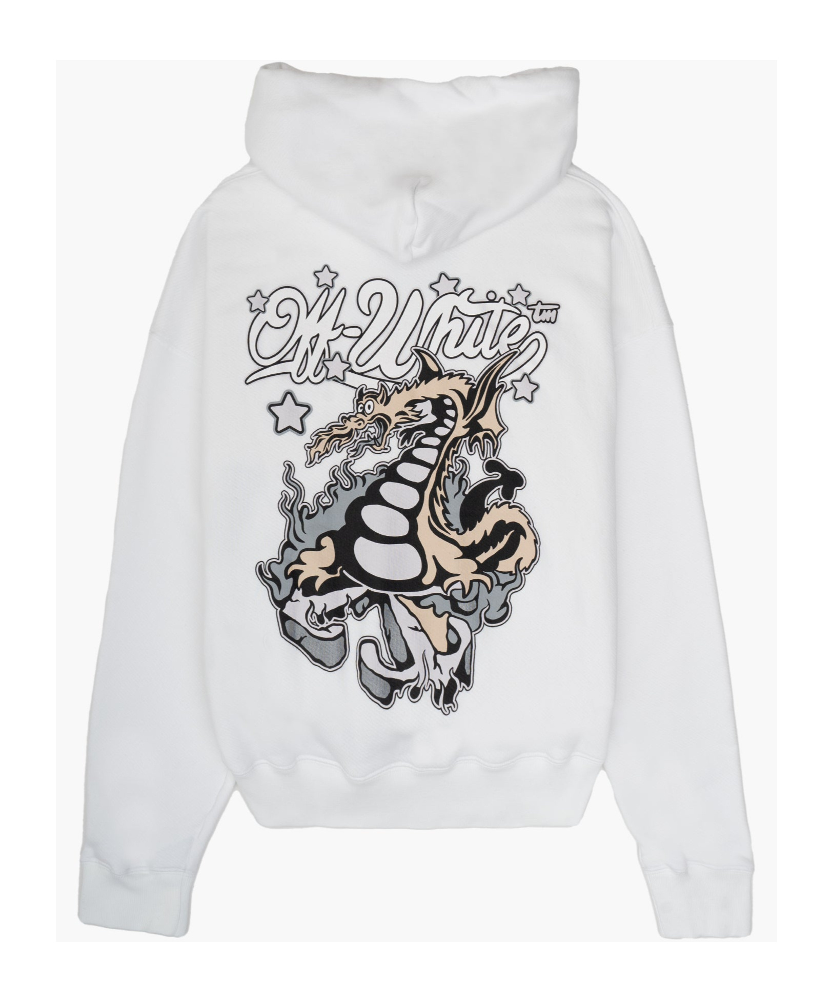 Off-white Hooded Sweater In White