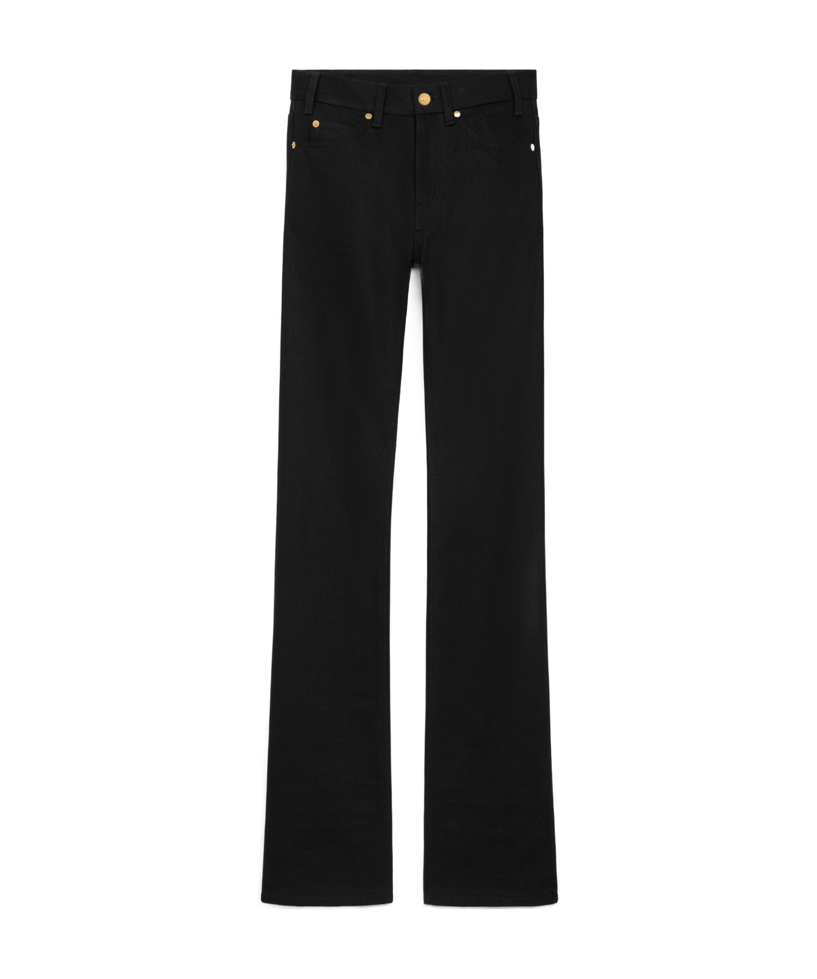 Celine Belt-loop Jeans In Black