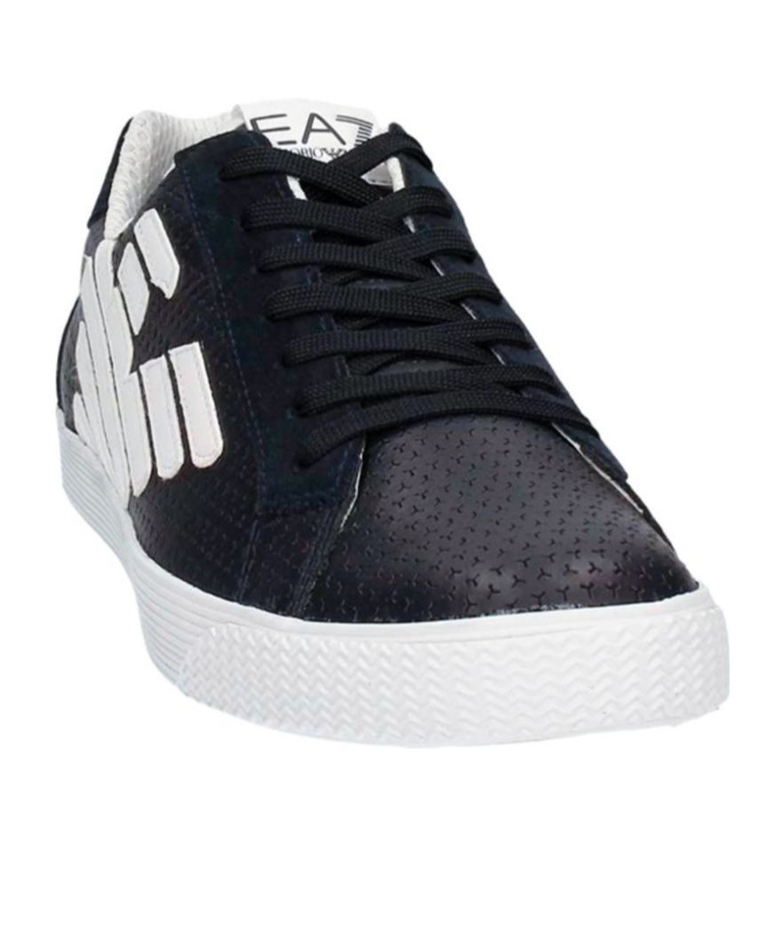 Ea7 Logo Details Casual Sneakers In White