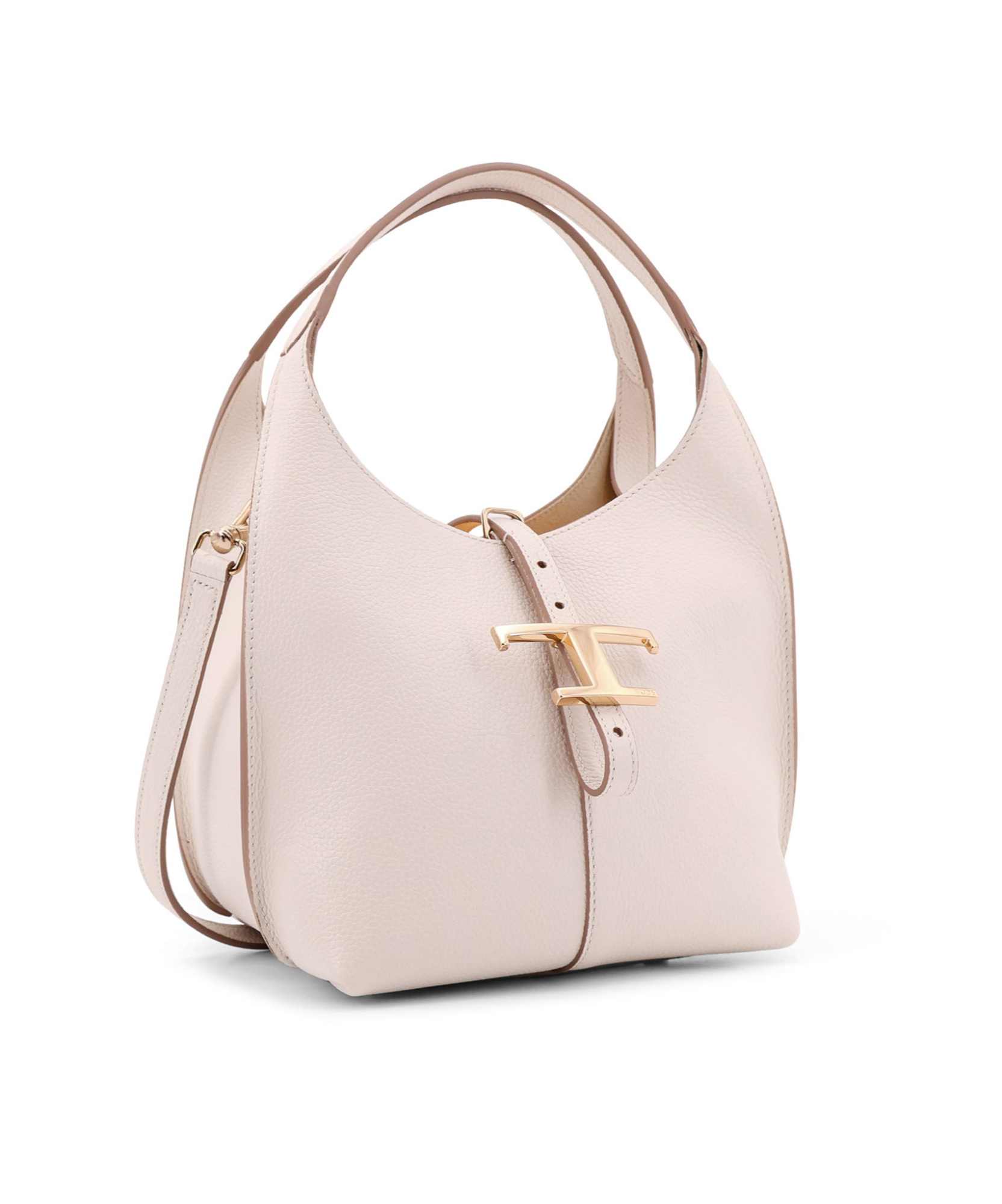 Tod's Double Handle Shoulder Bag In Nude