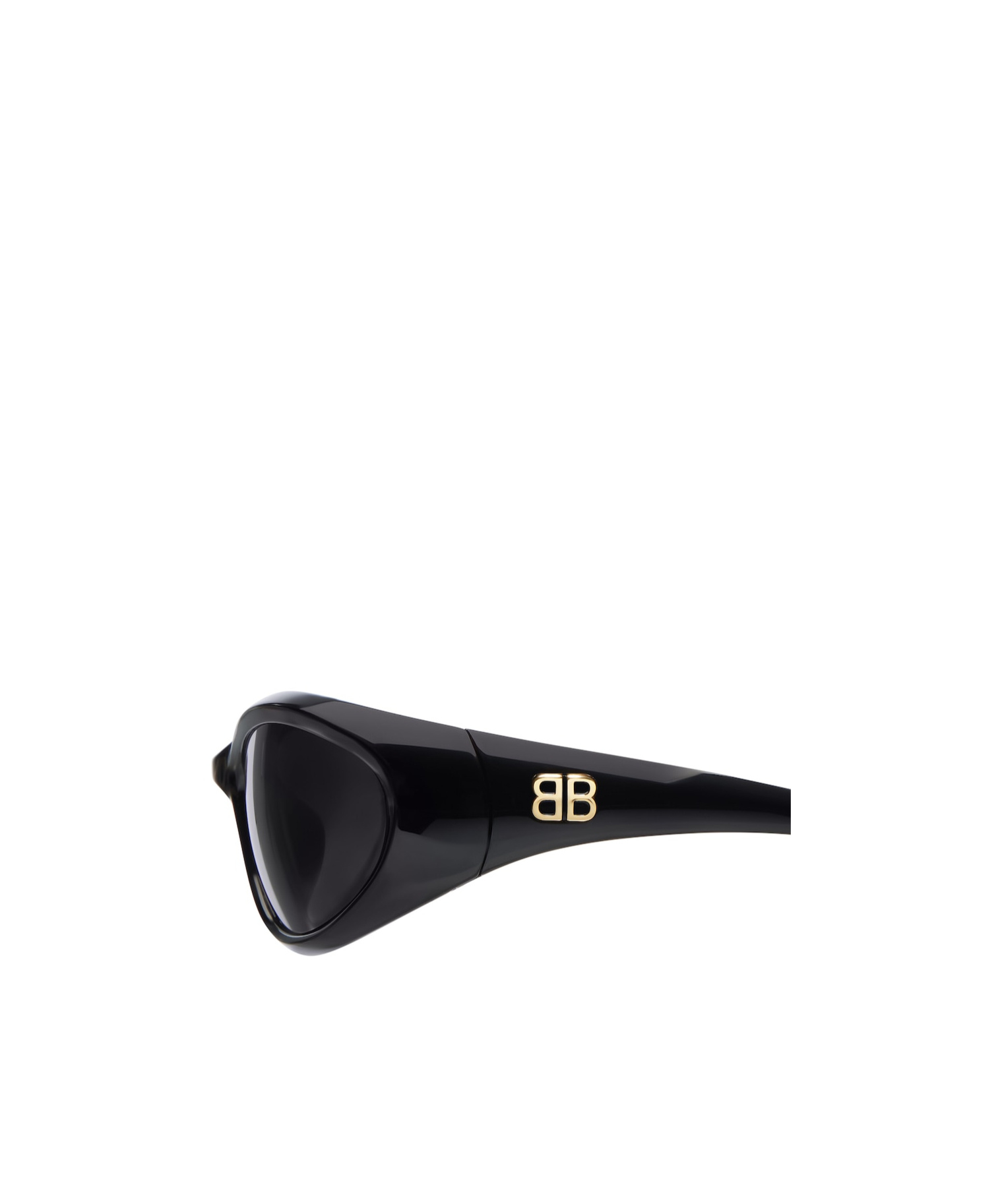 Balenciaga Sporty B Round Af Sunglasses In Black