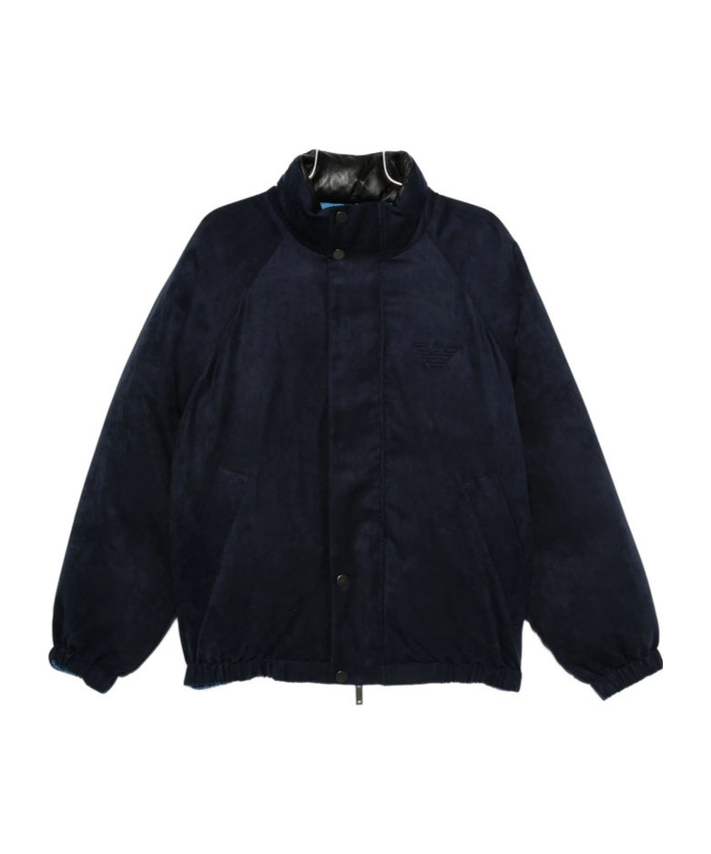 Emporio Armani Reversible Jacket From Capsule Collection New York In Blue