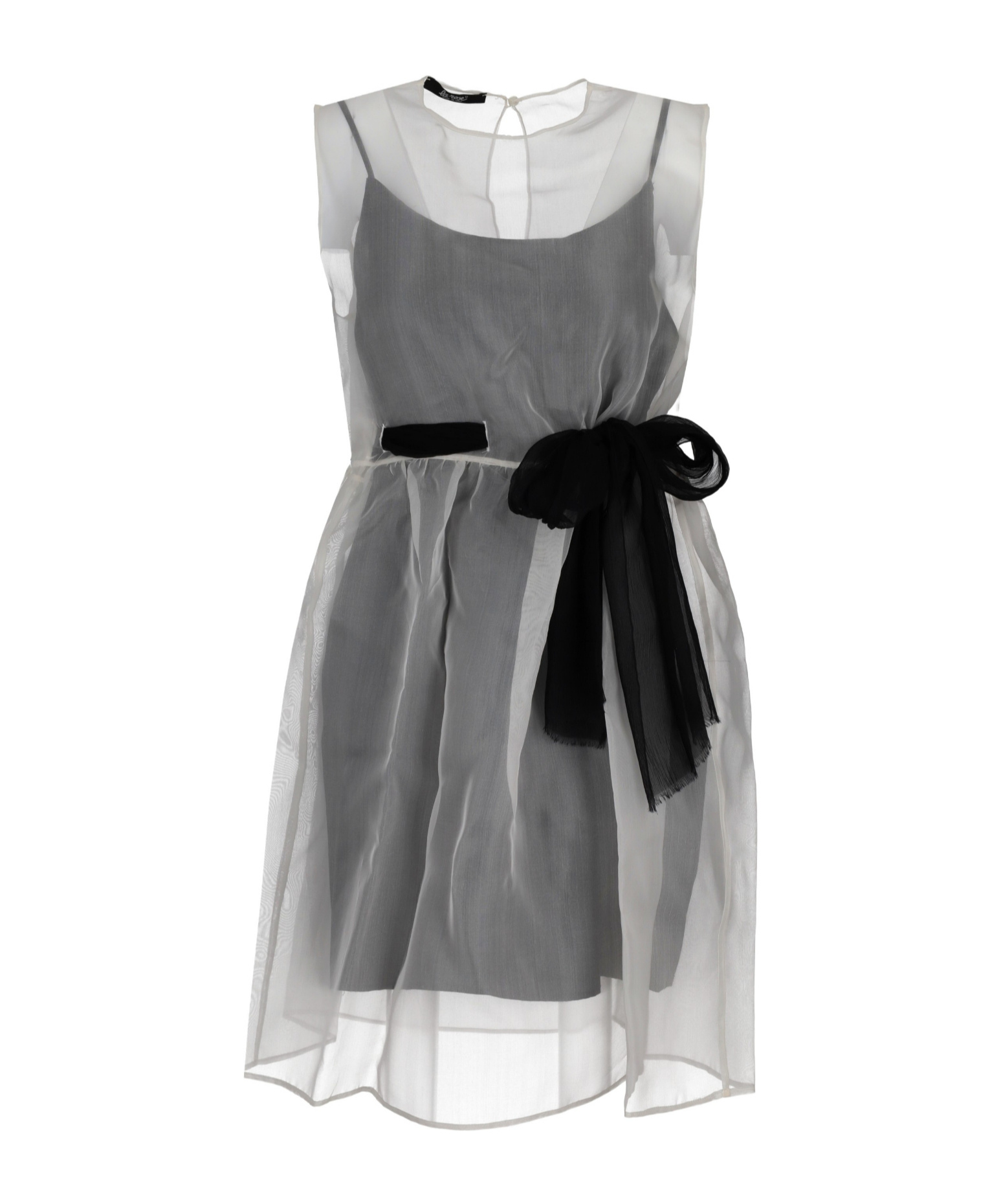 Lela Rose Sleeveless Dress In Gray
