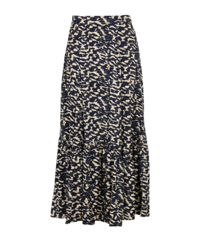 Ba&sh Printed Skirt In Black