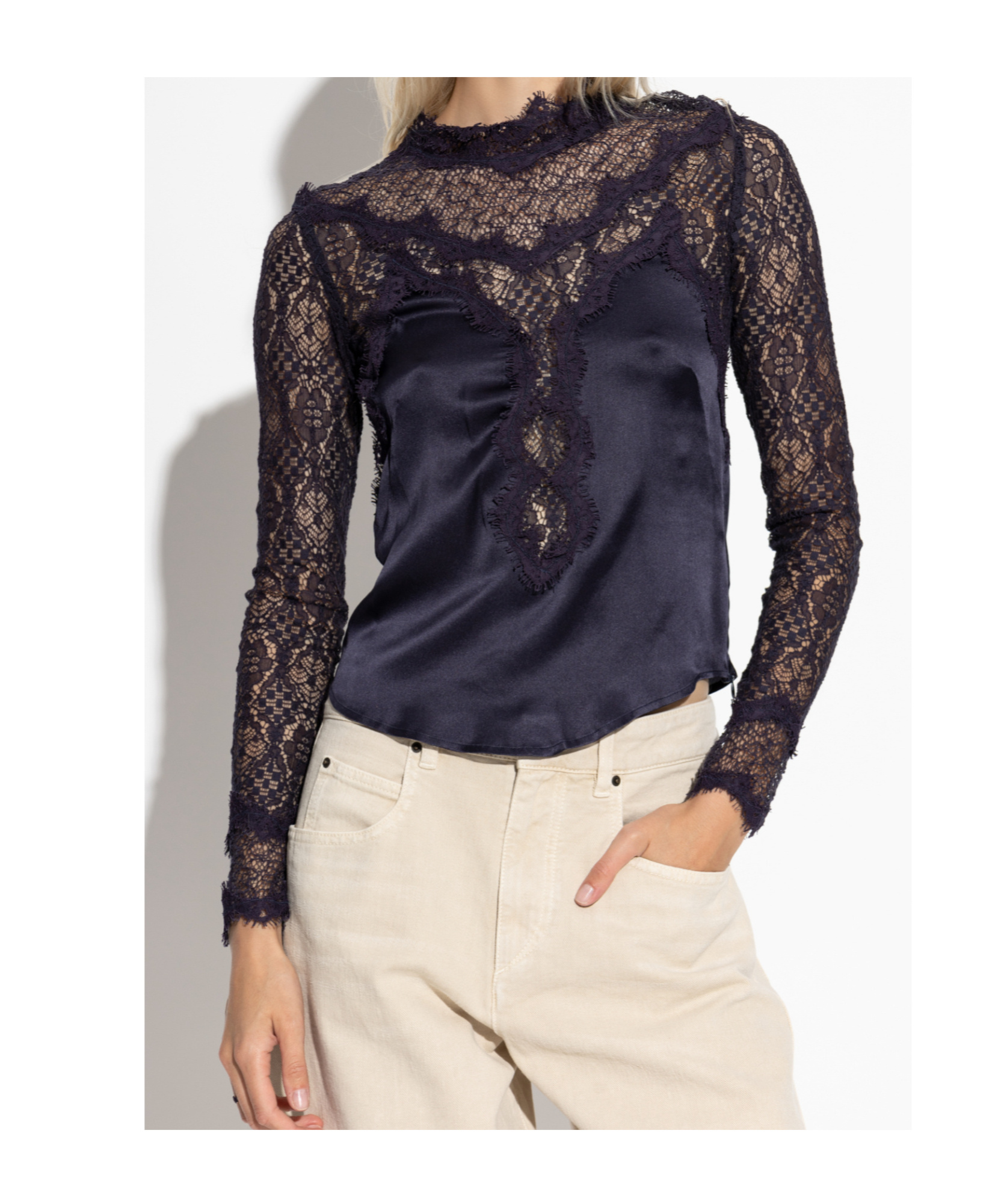 Isabel Marant Long Sleeve Shirt In Black