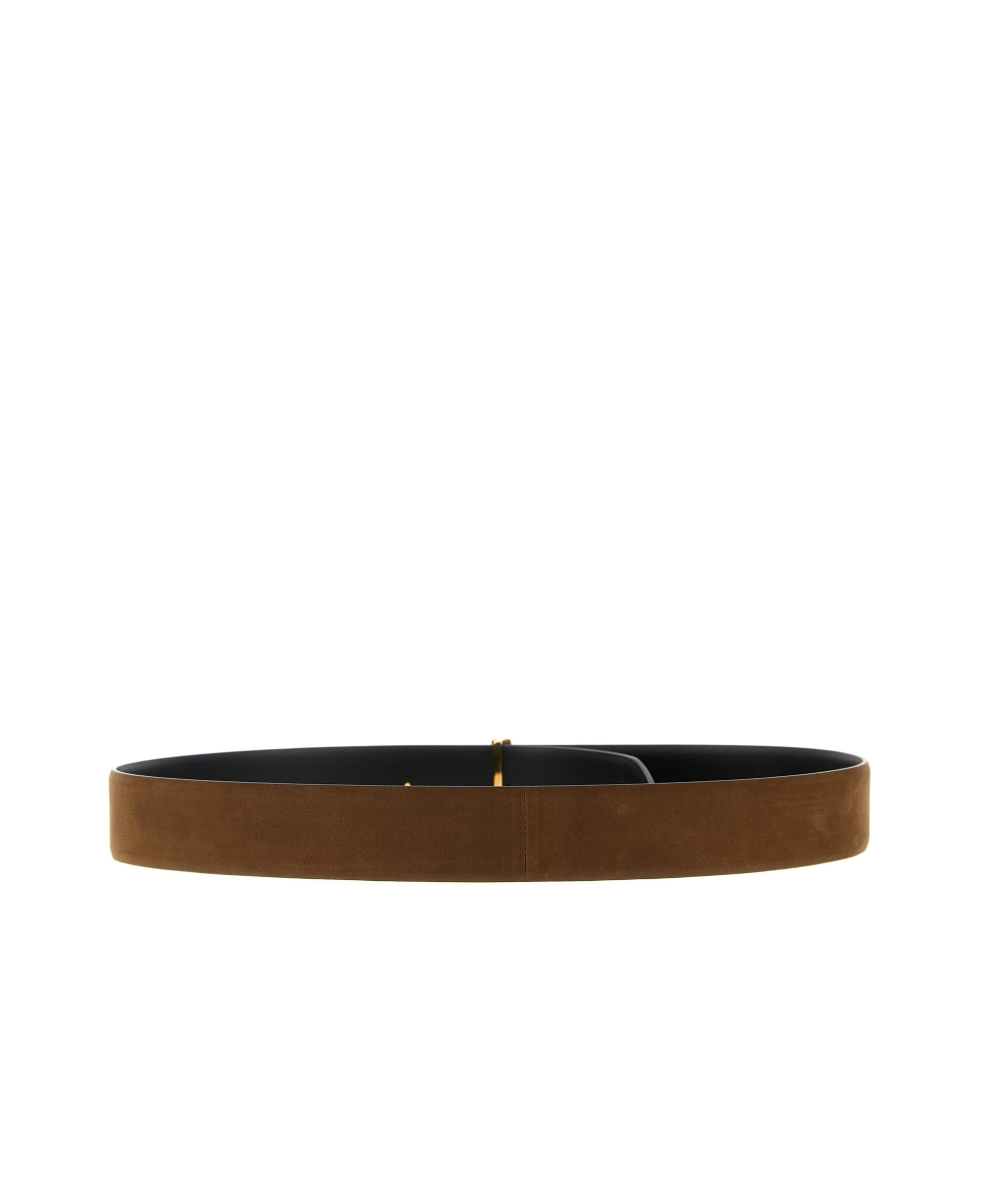 Tom Ford 't' Reversible Belt In Brown