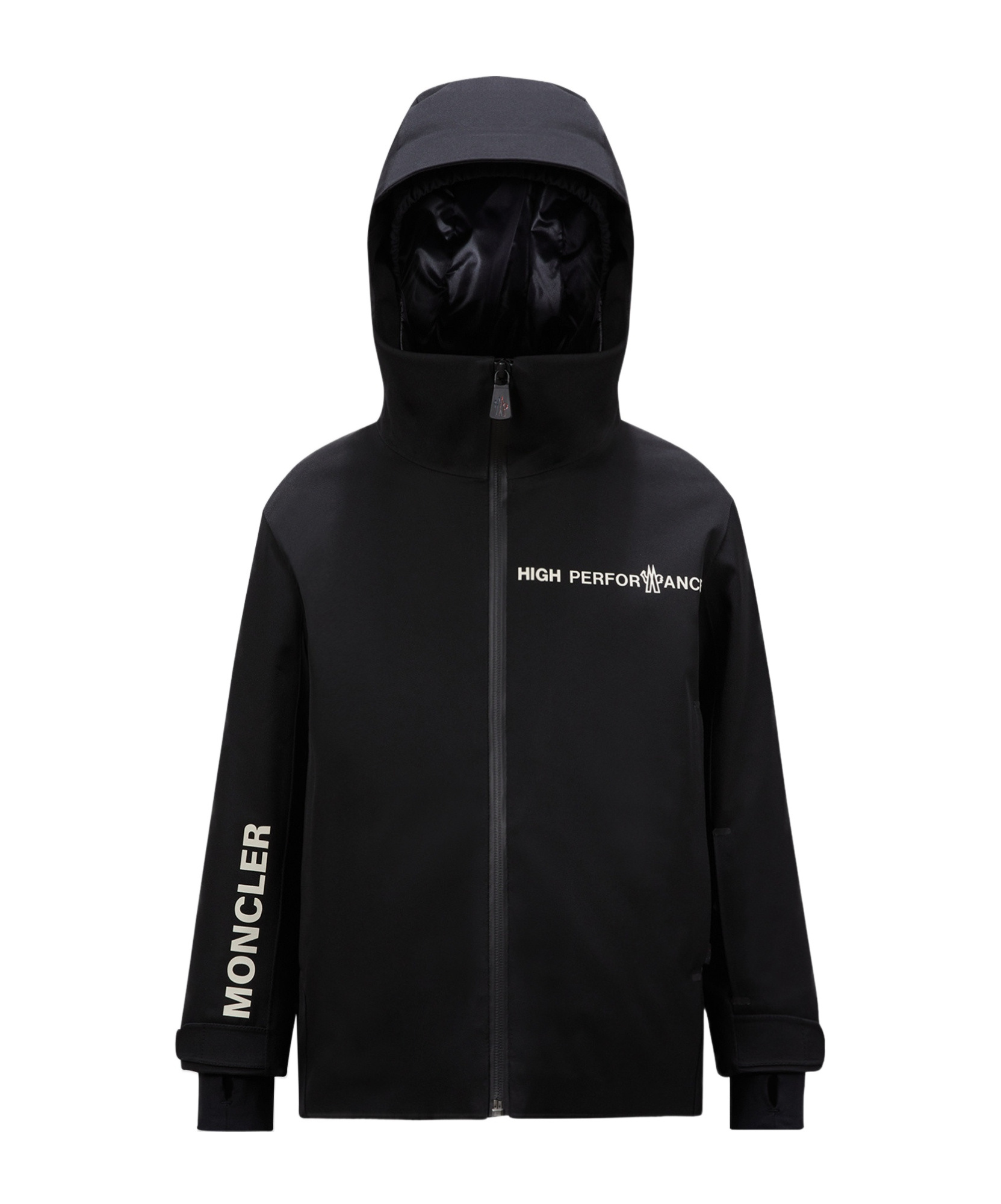 Moncler Long-sleeved Casual Jacket In Black