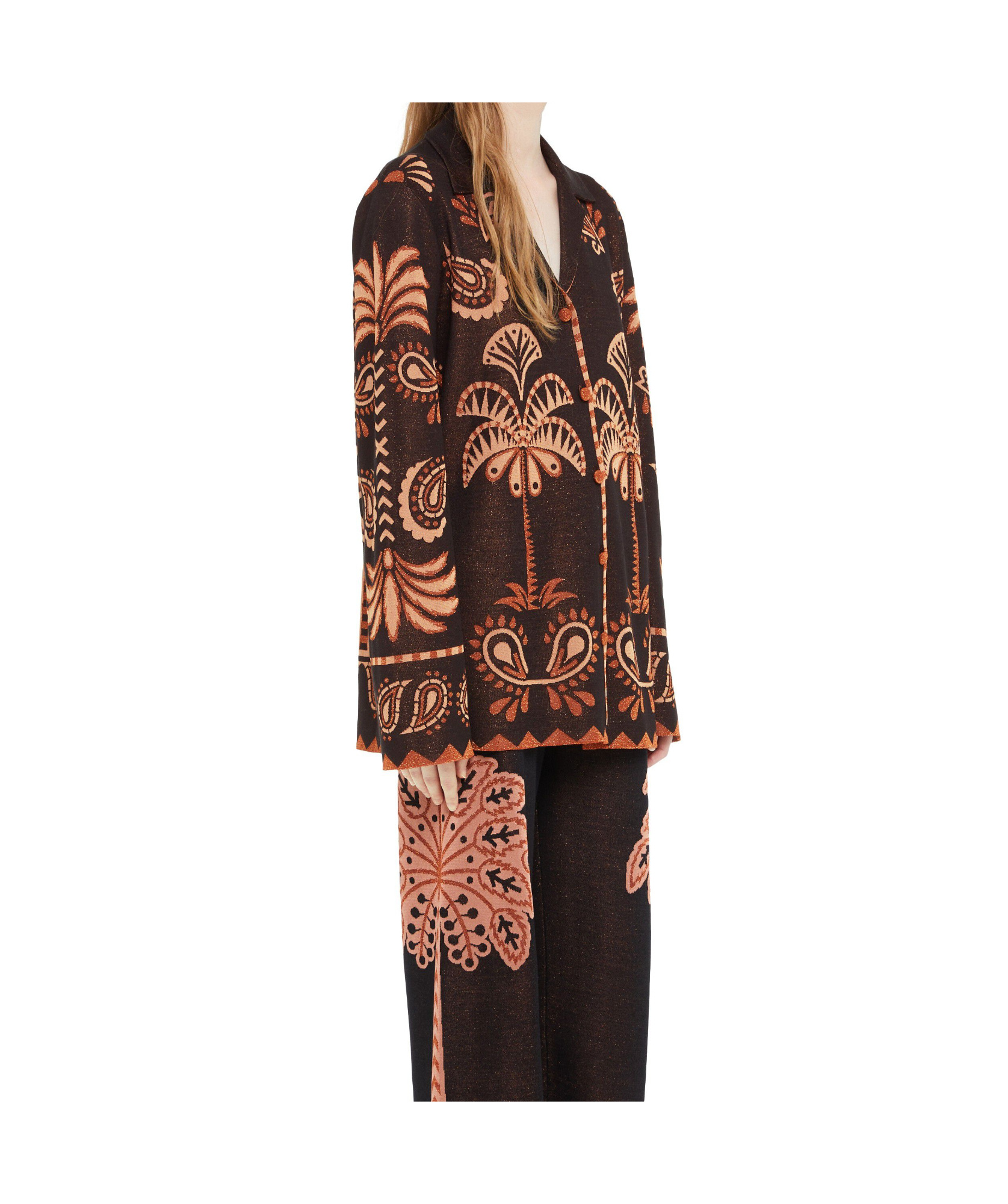 Alanui Wild Wonder Shirt In Brown