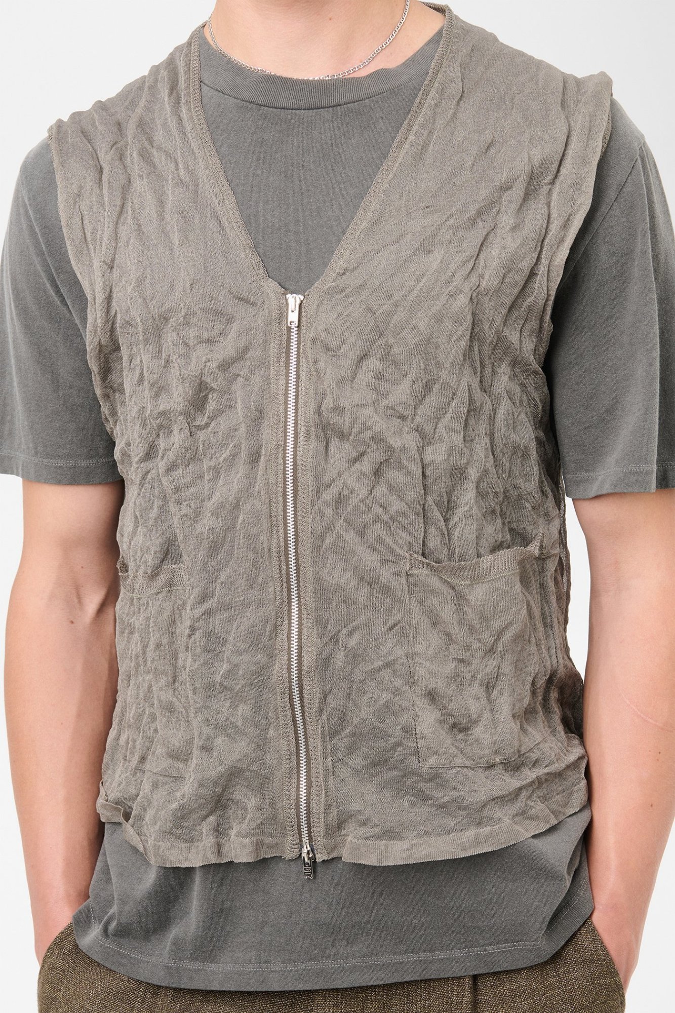 Shop Our Legacy Crush Vest In Gray