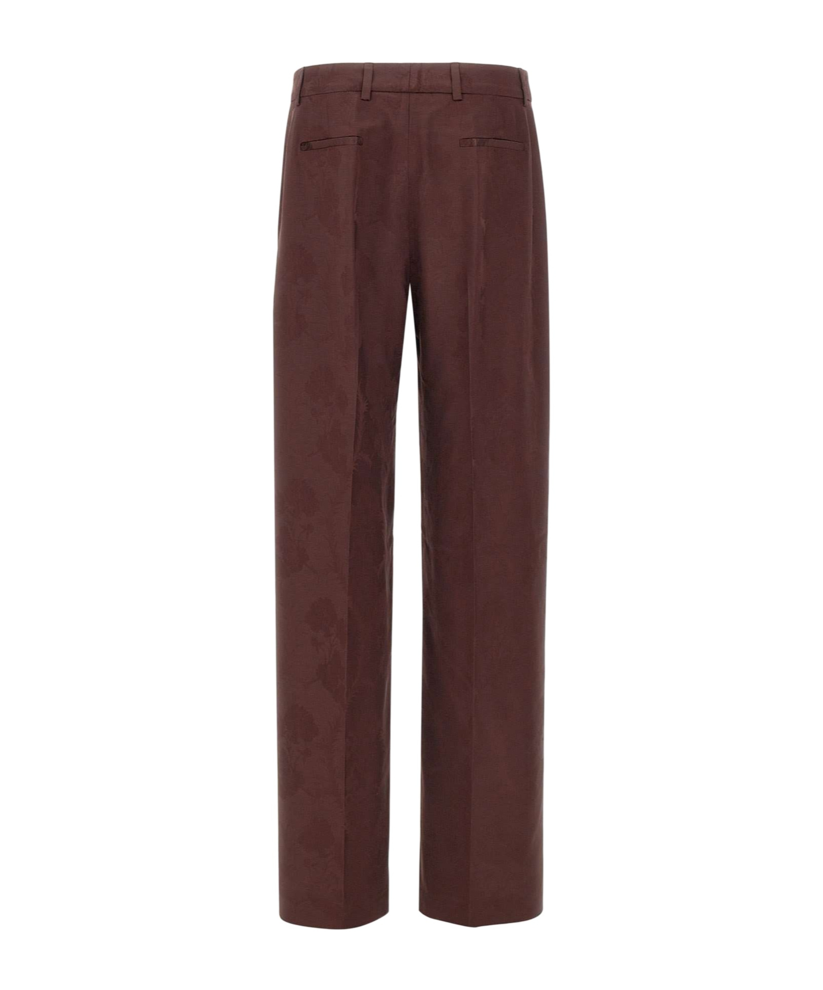 Etro Belt Loop Casual Pants In Red
