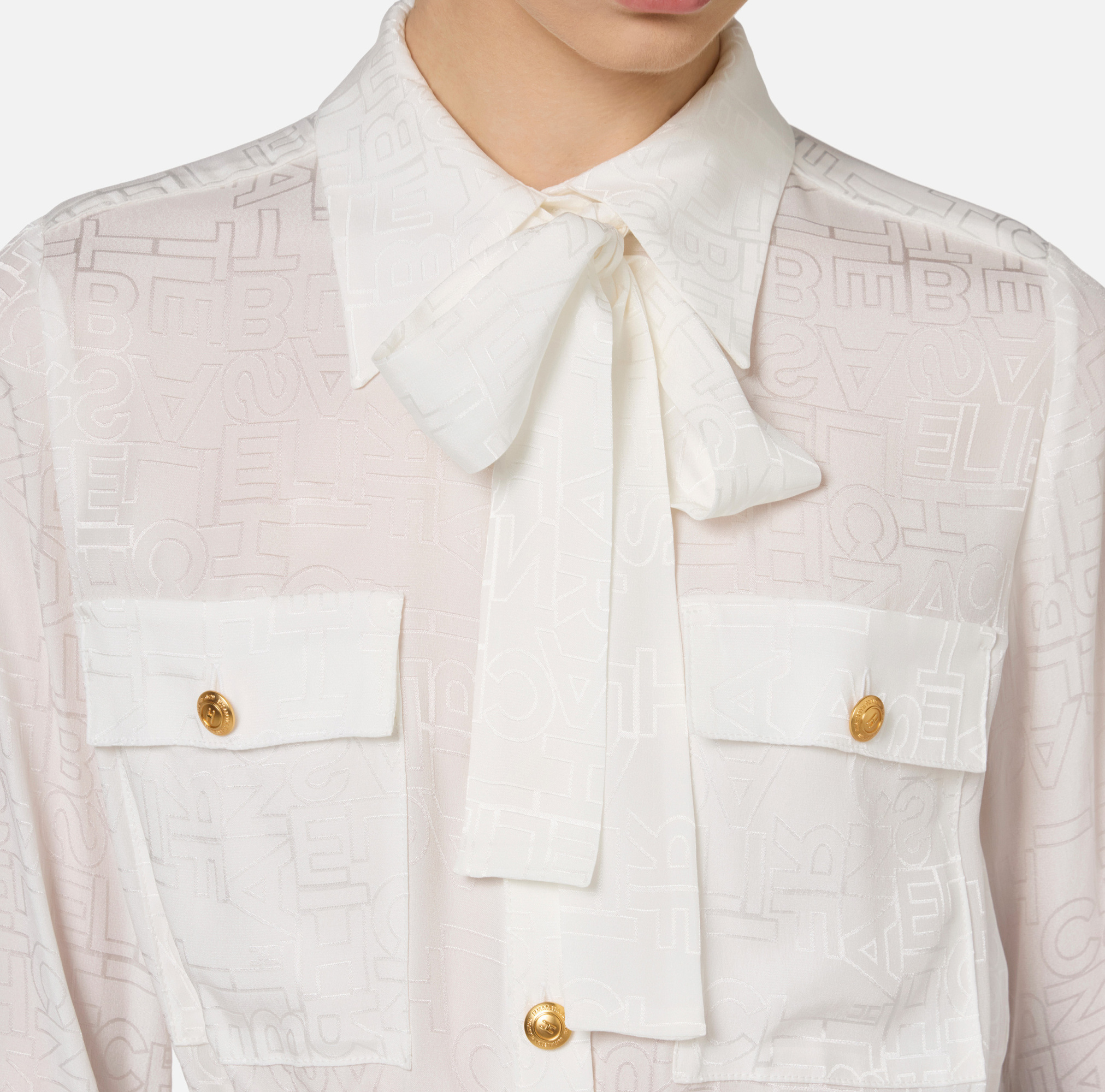 Elisabetta Franchi Shirt In White