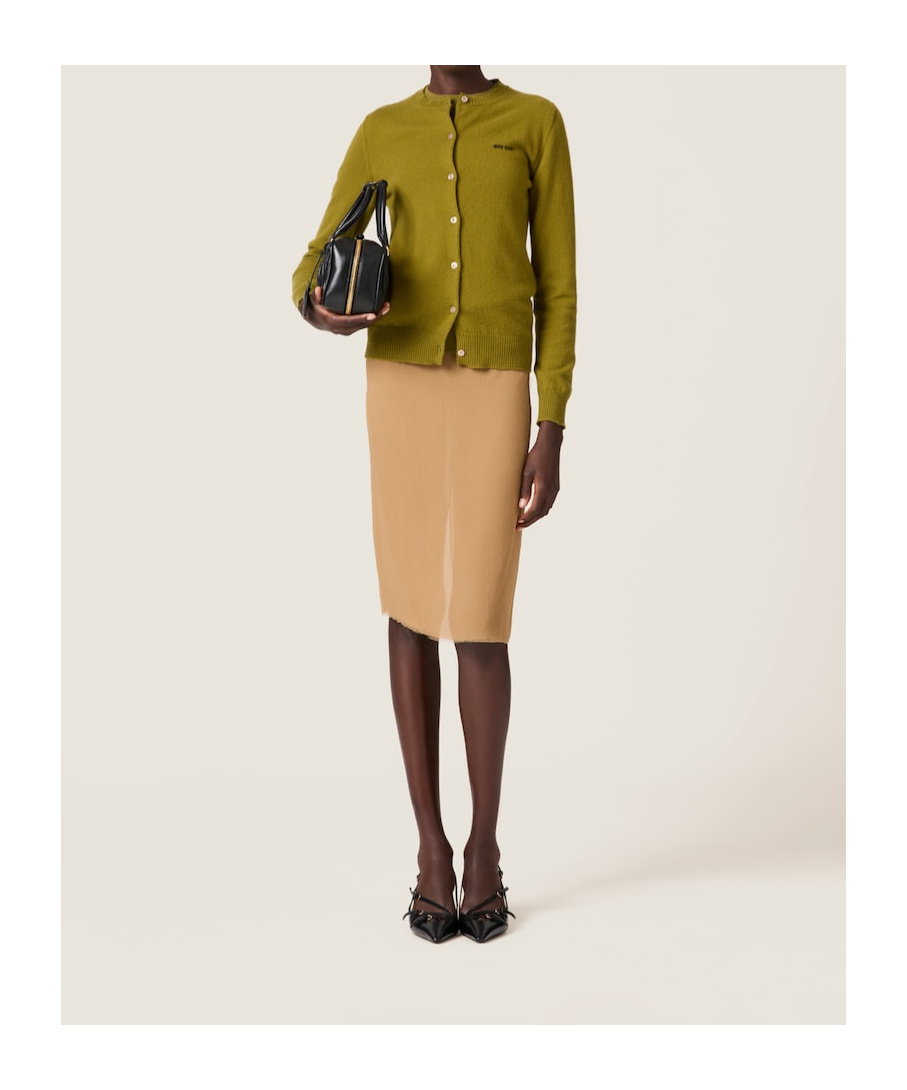 MIU MIU SILK MINI SKIRT